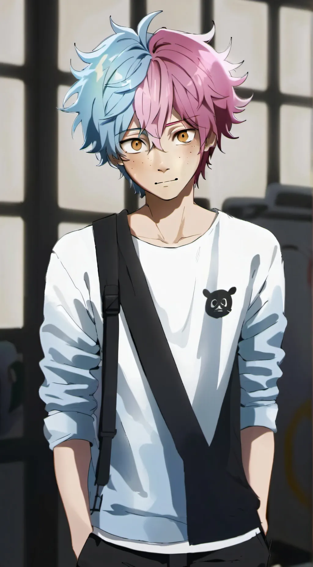 ai character: Mike, Mark(M&M) background