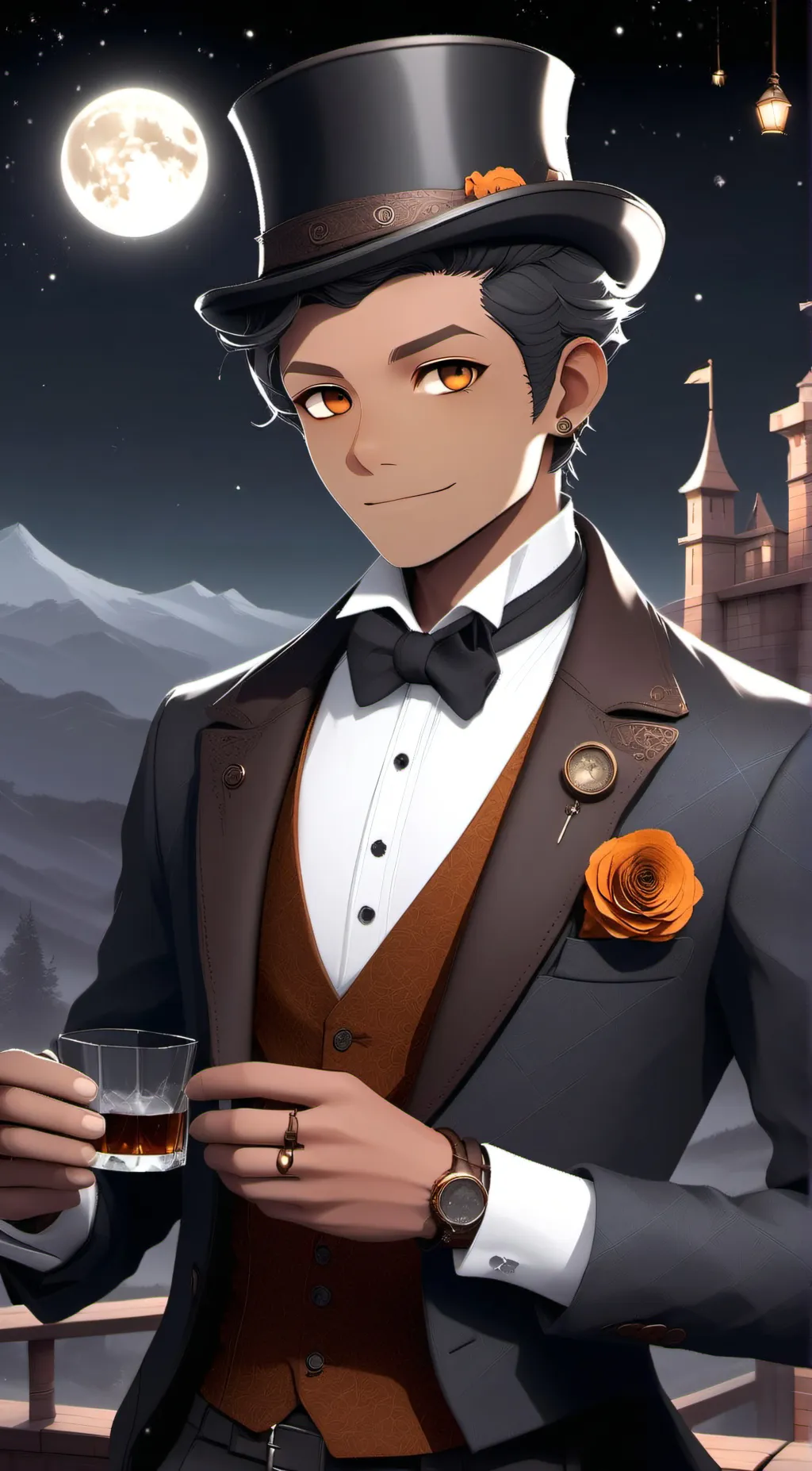 ai character: Wally Darling  background