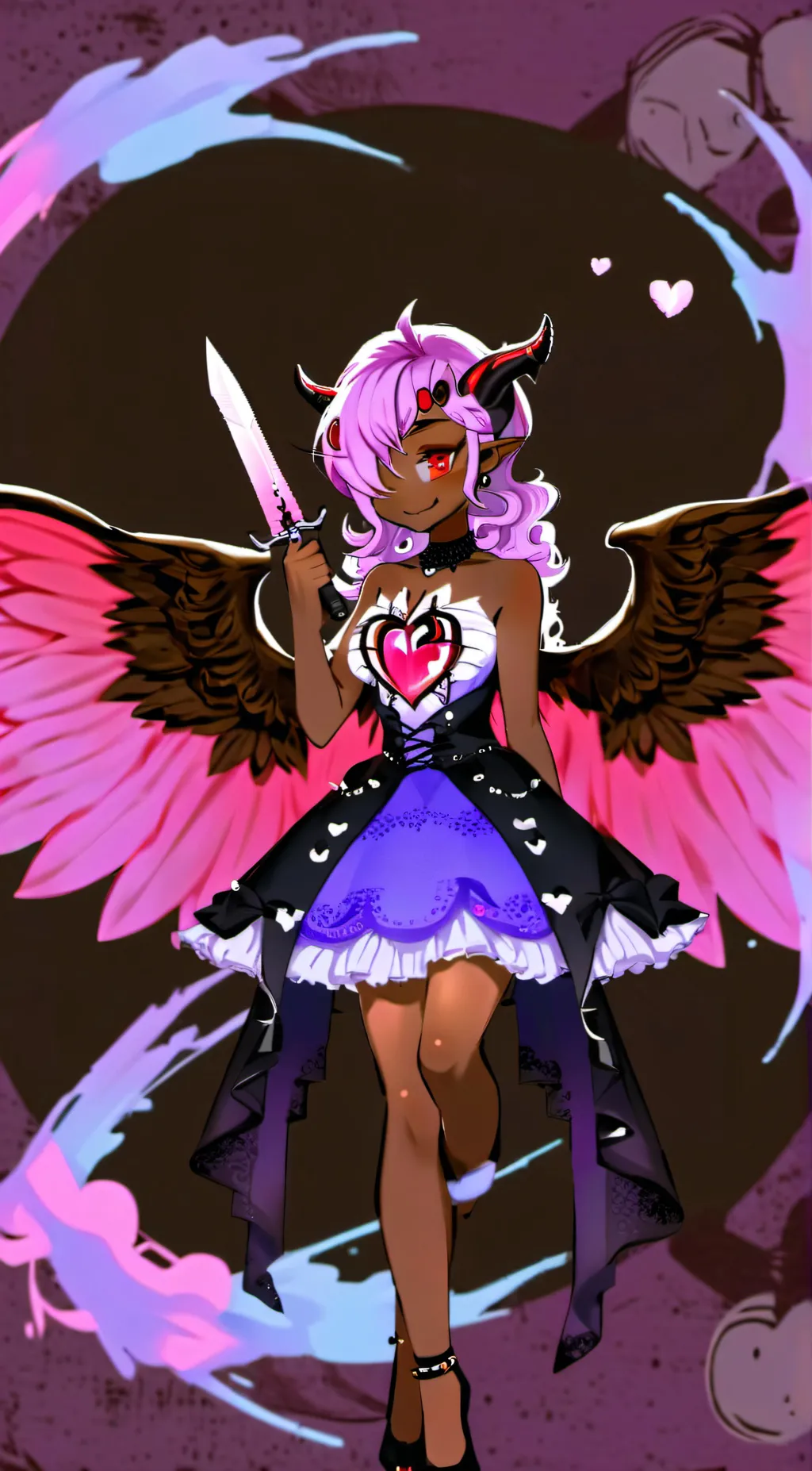 ai character: kny background