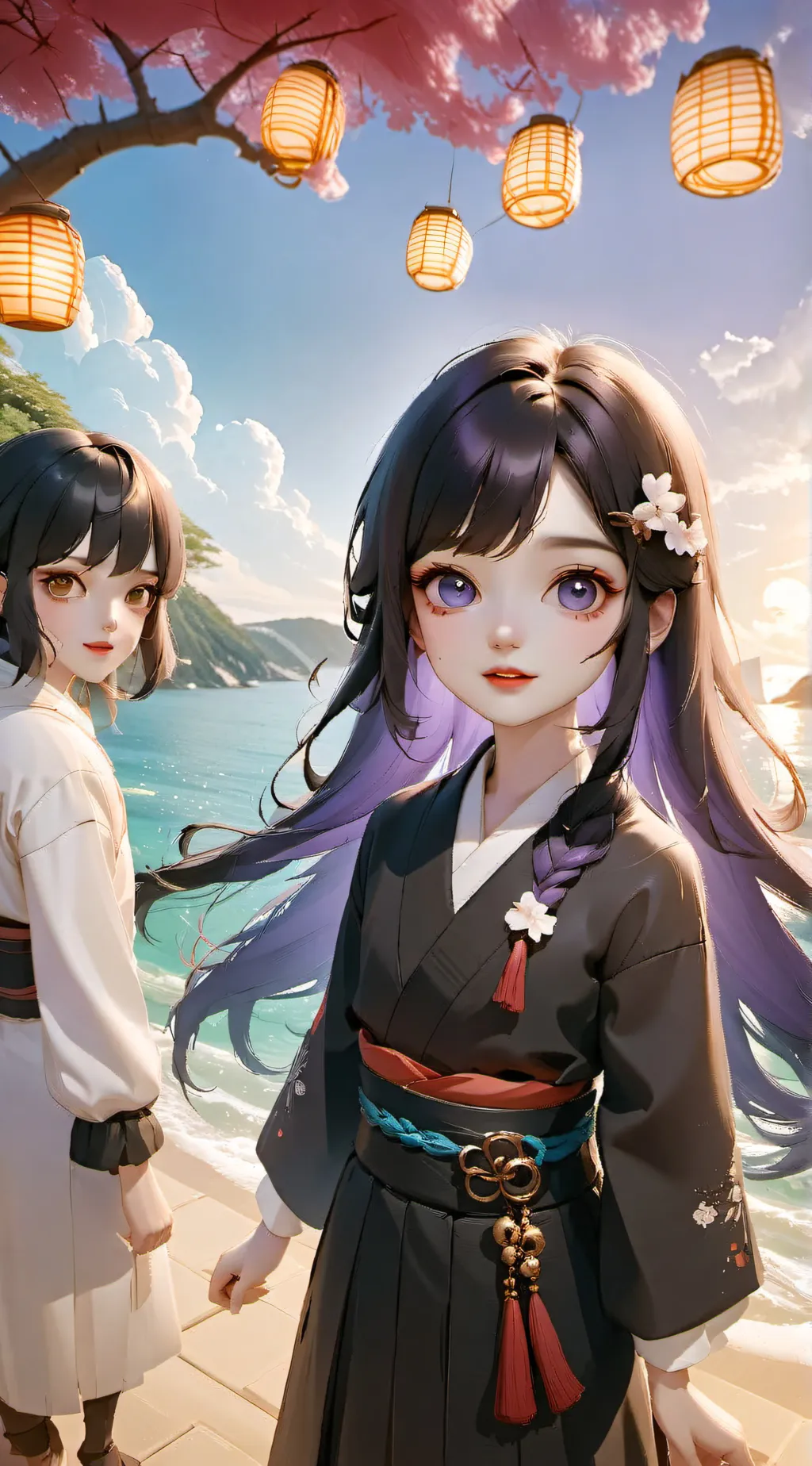 ai character: HAshira's:D background