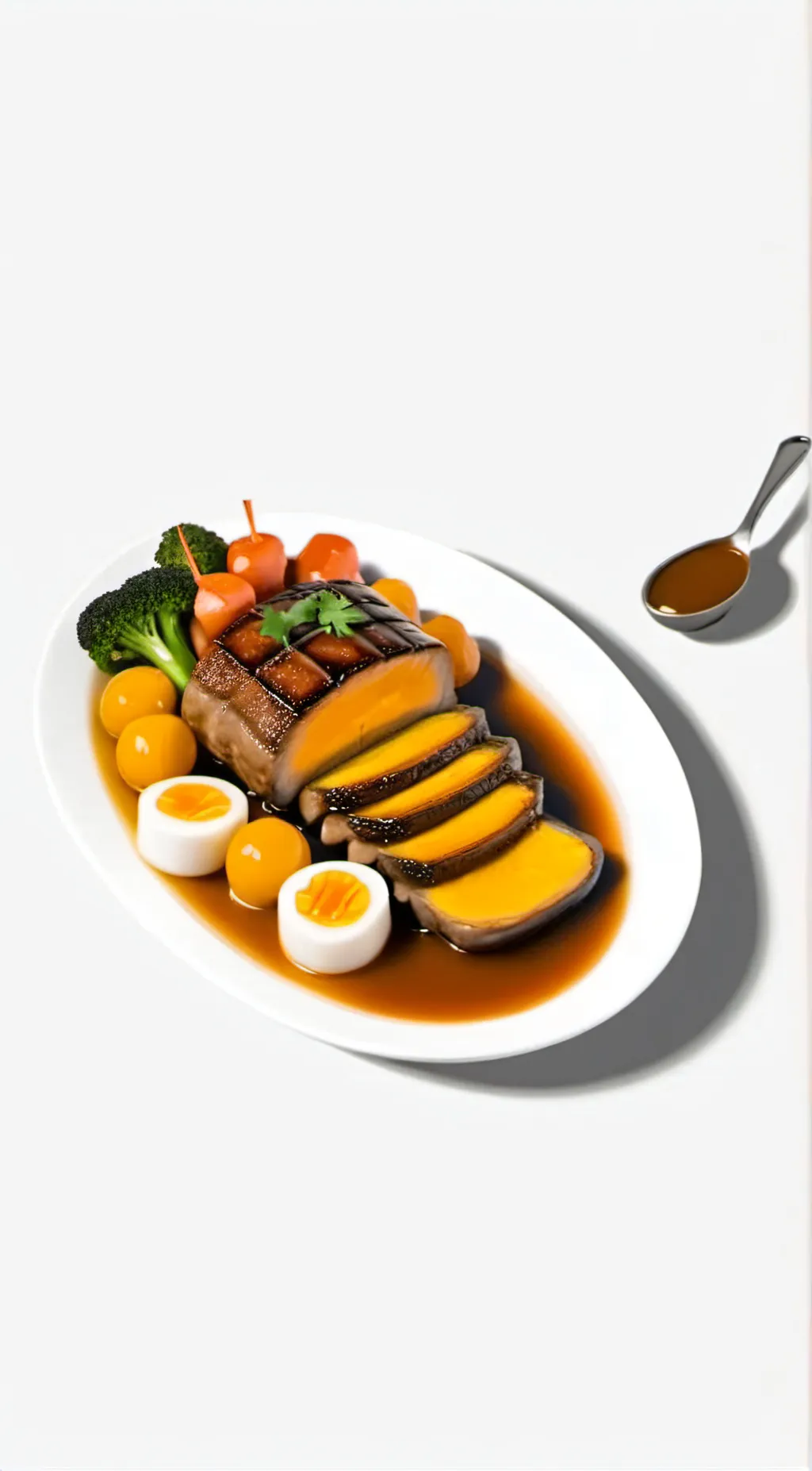 ai character: PACKGODS DINNER background