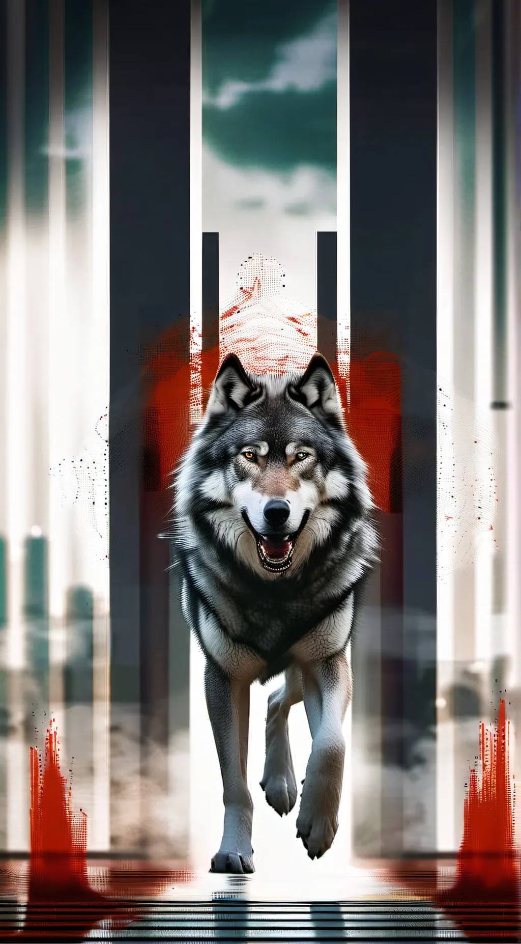 ai character: domanitalphawolf background