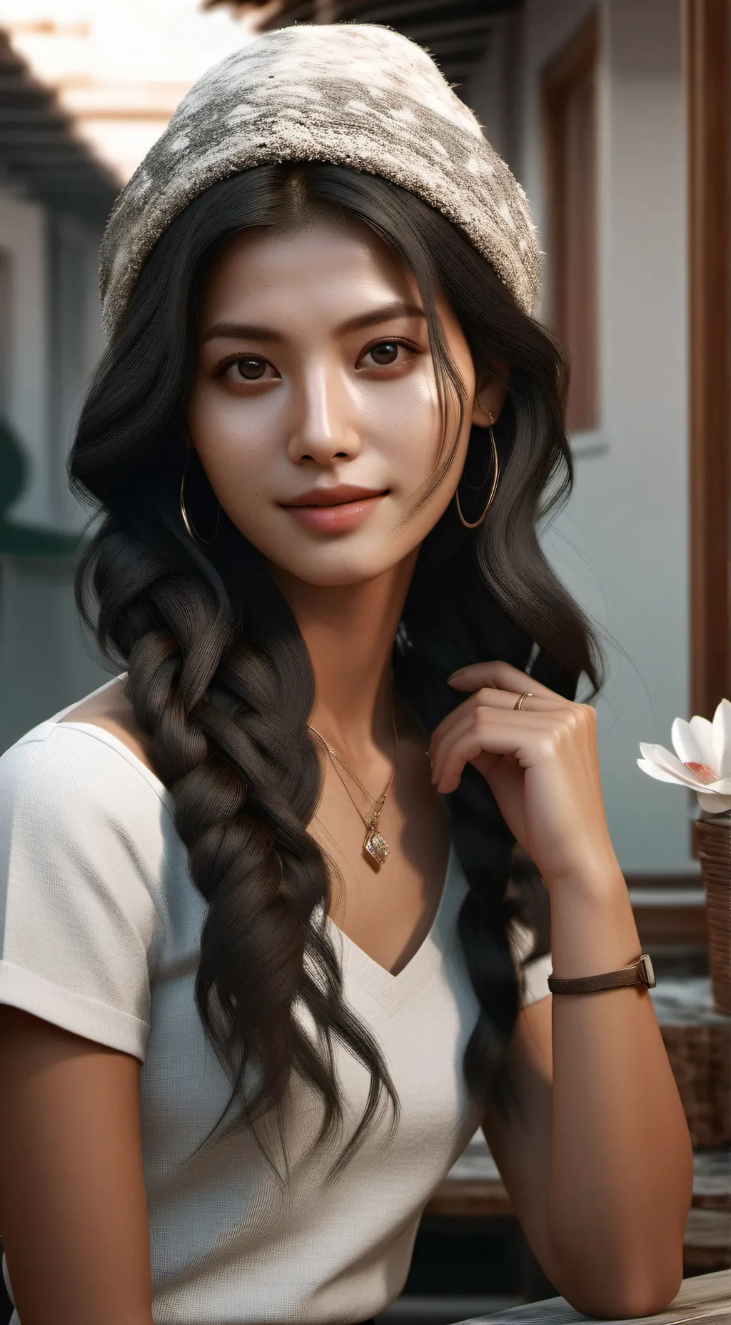 ai character: Bell background