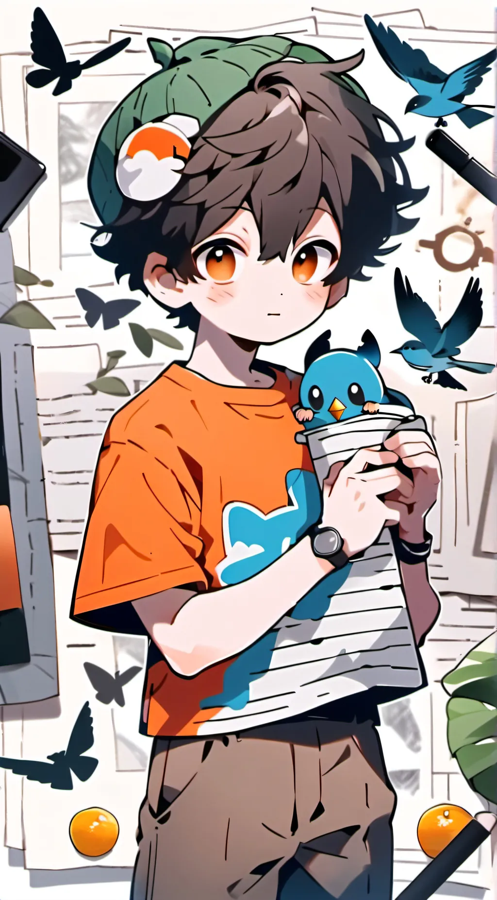 ai character: Chip & Milo. background