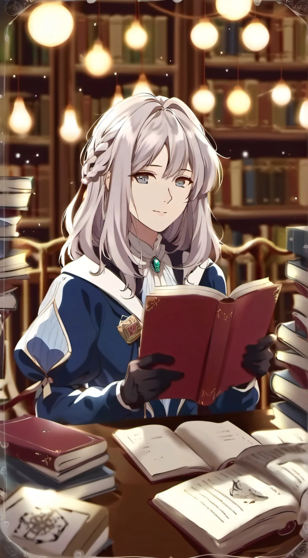 ai character: Evelyn background