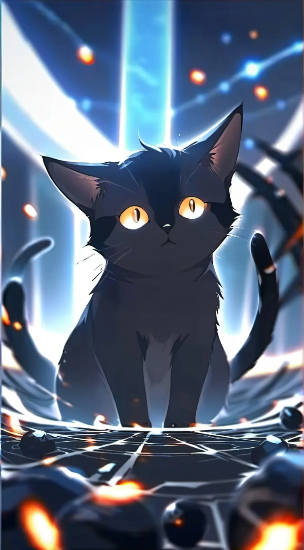 ai character: The circle looney background