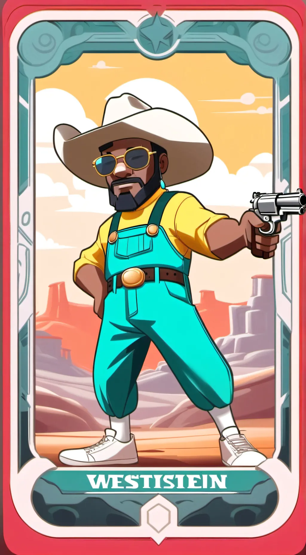 ai character: P.rai.oh Western background