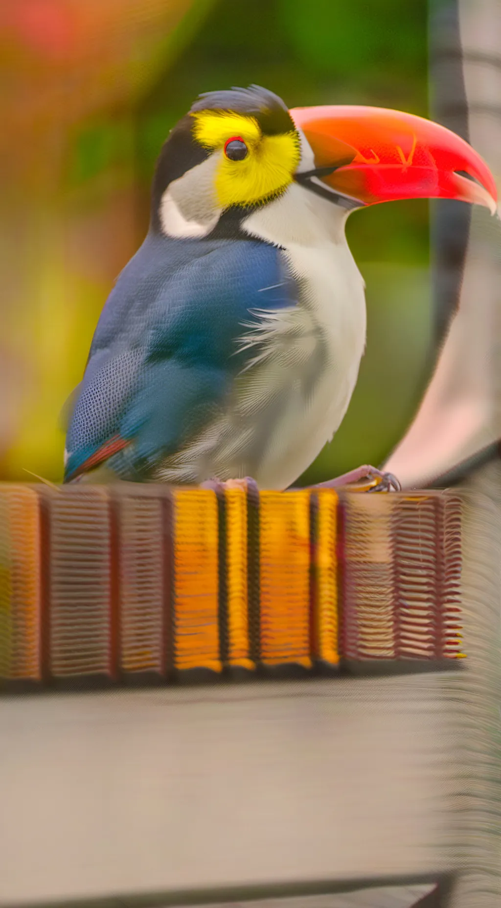 ai character: bird  background