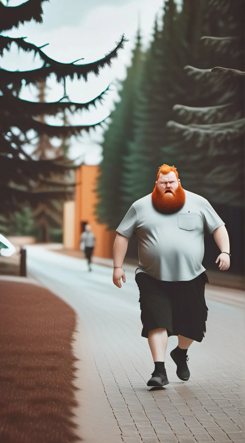 ai character: caseOh background