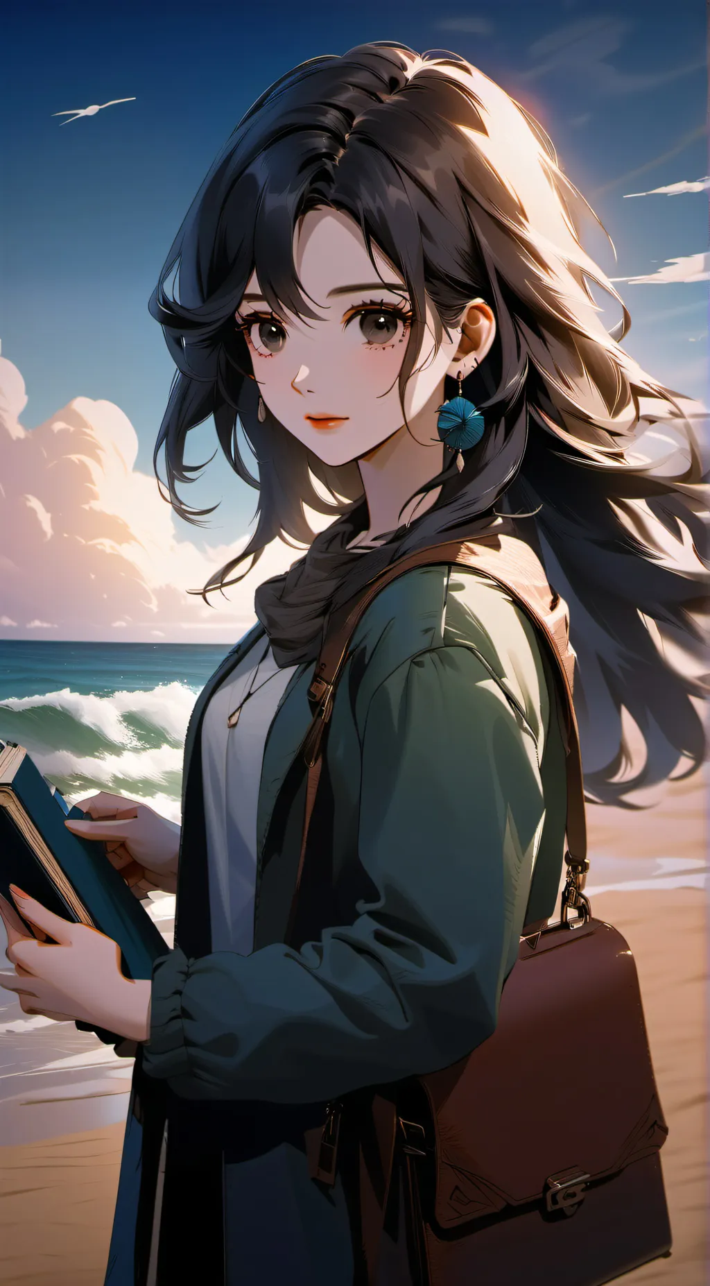 ai character: Rose background