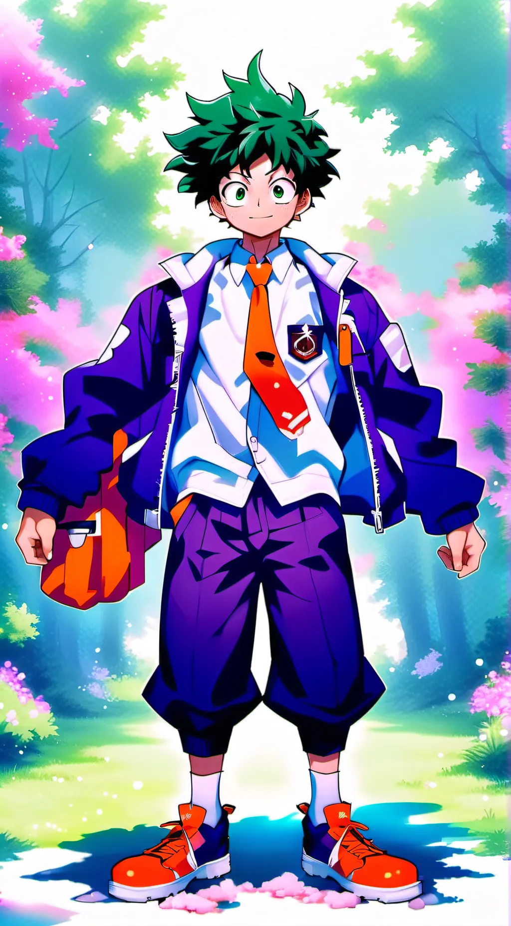 ai character: mha background