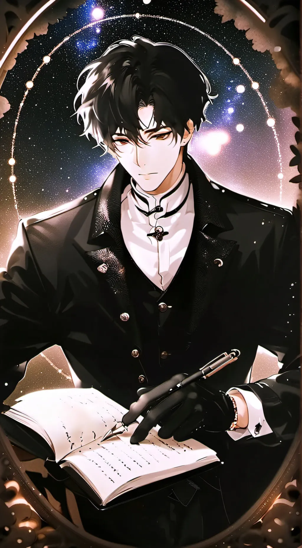 ai character: Adrien background