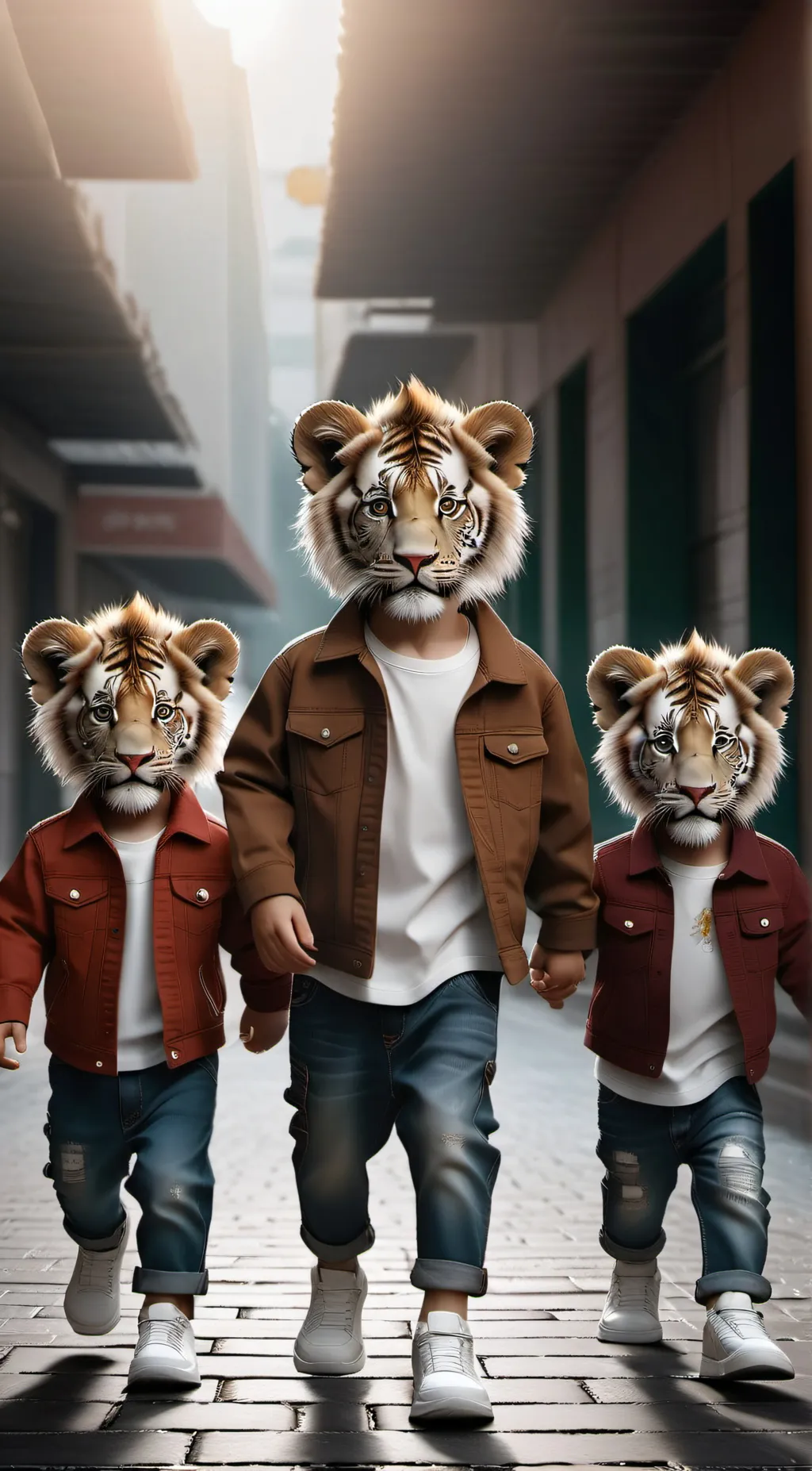 ai character: Lion family background