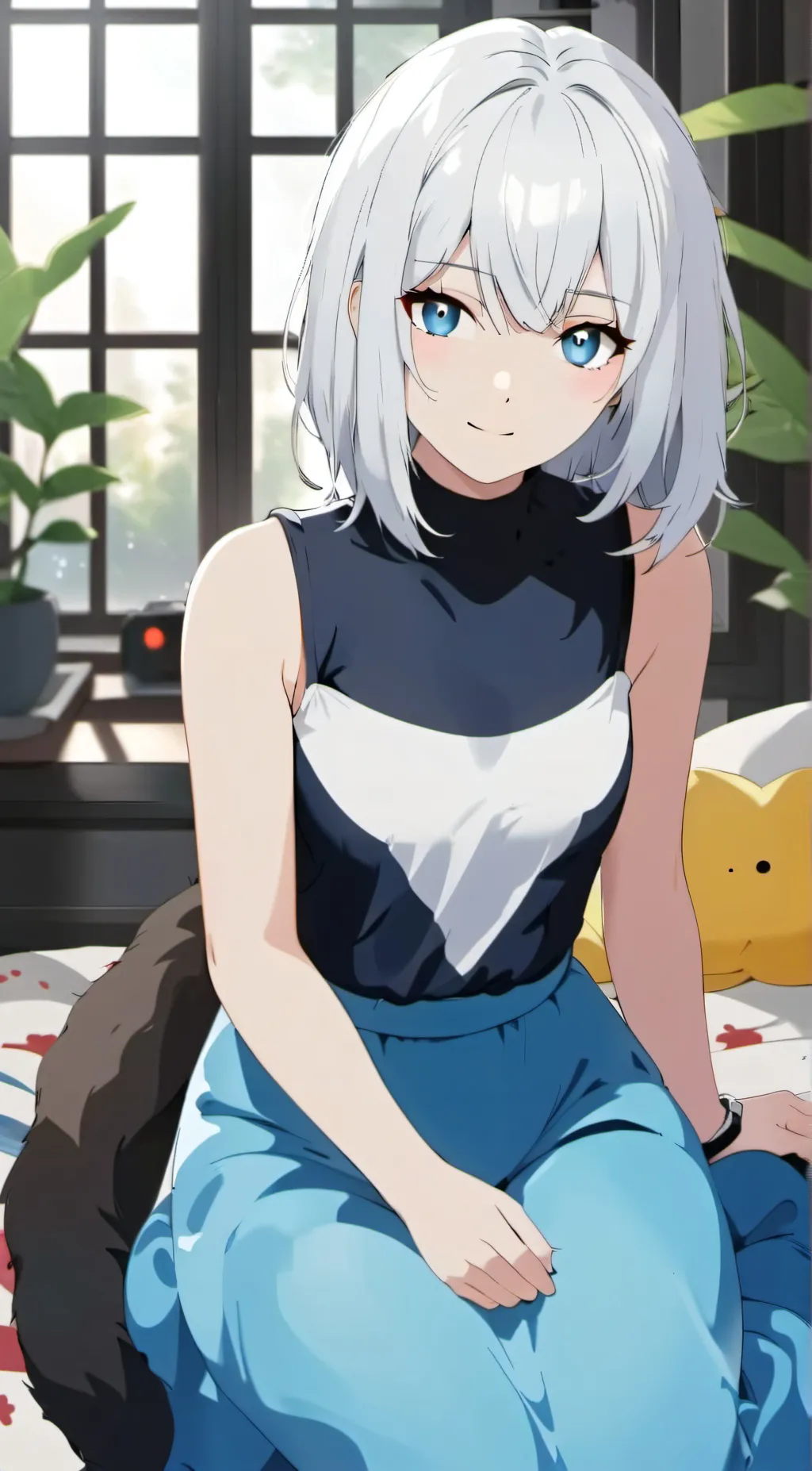 ai character: angela background