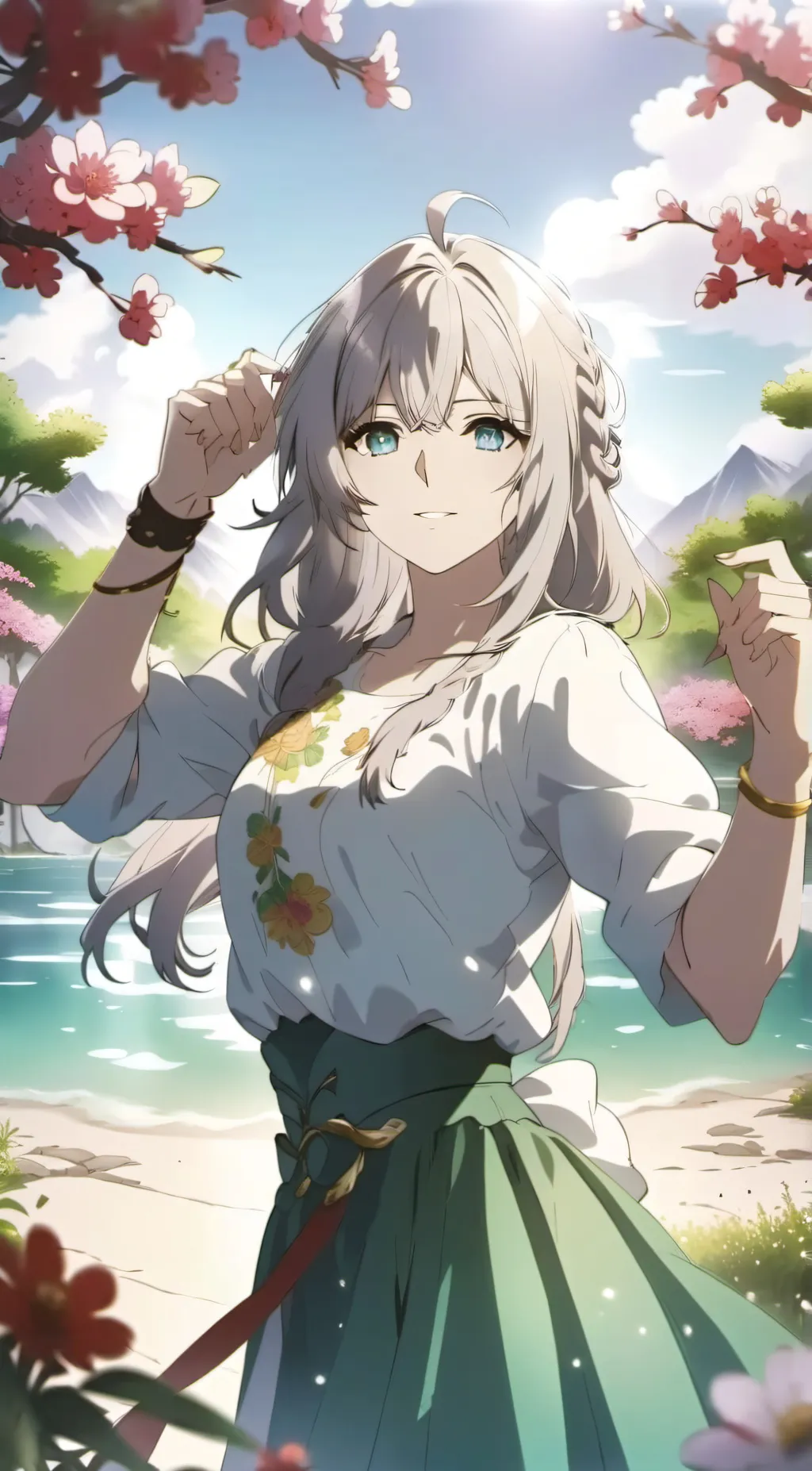 ai character: Evelyin (Evy)  background