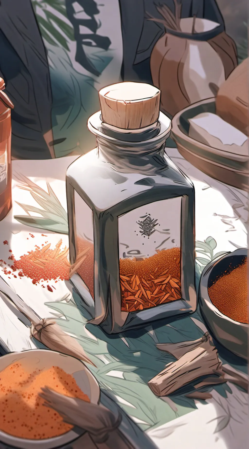 ai character: Fatty spice background