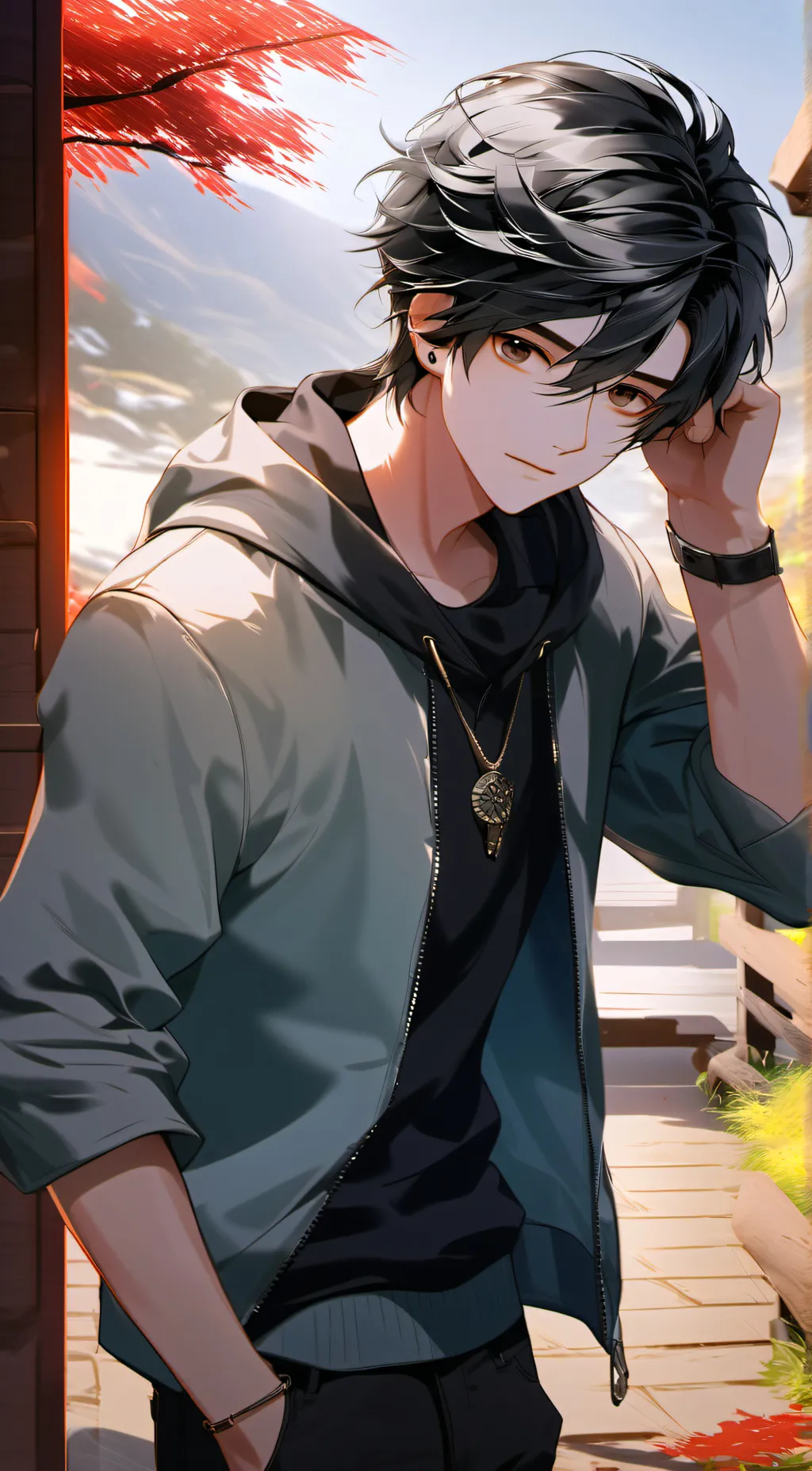 ai character: zamien background