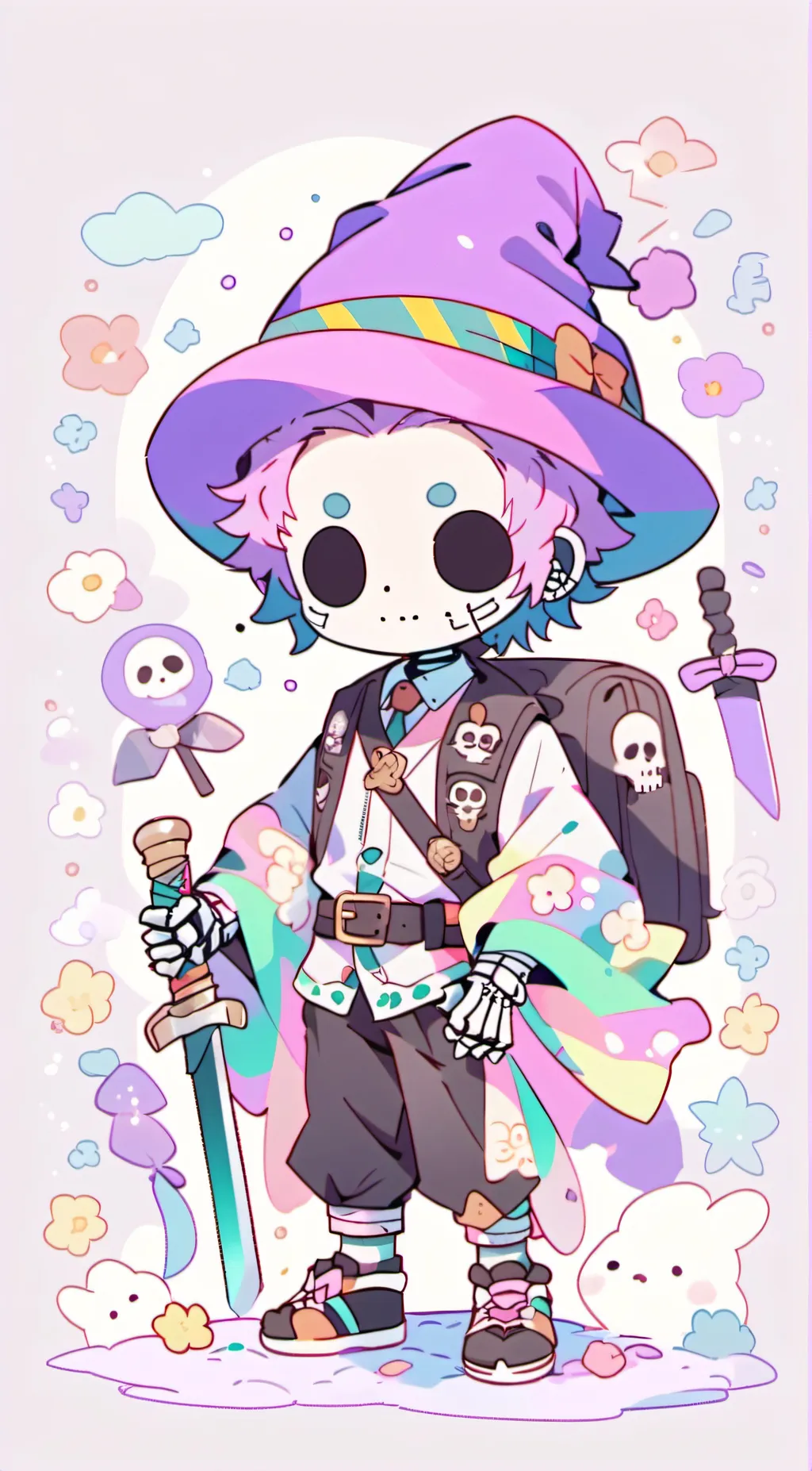 ai character: sans bf background