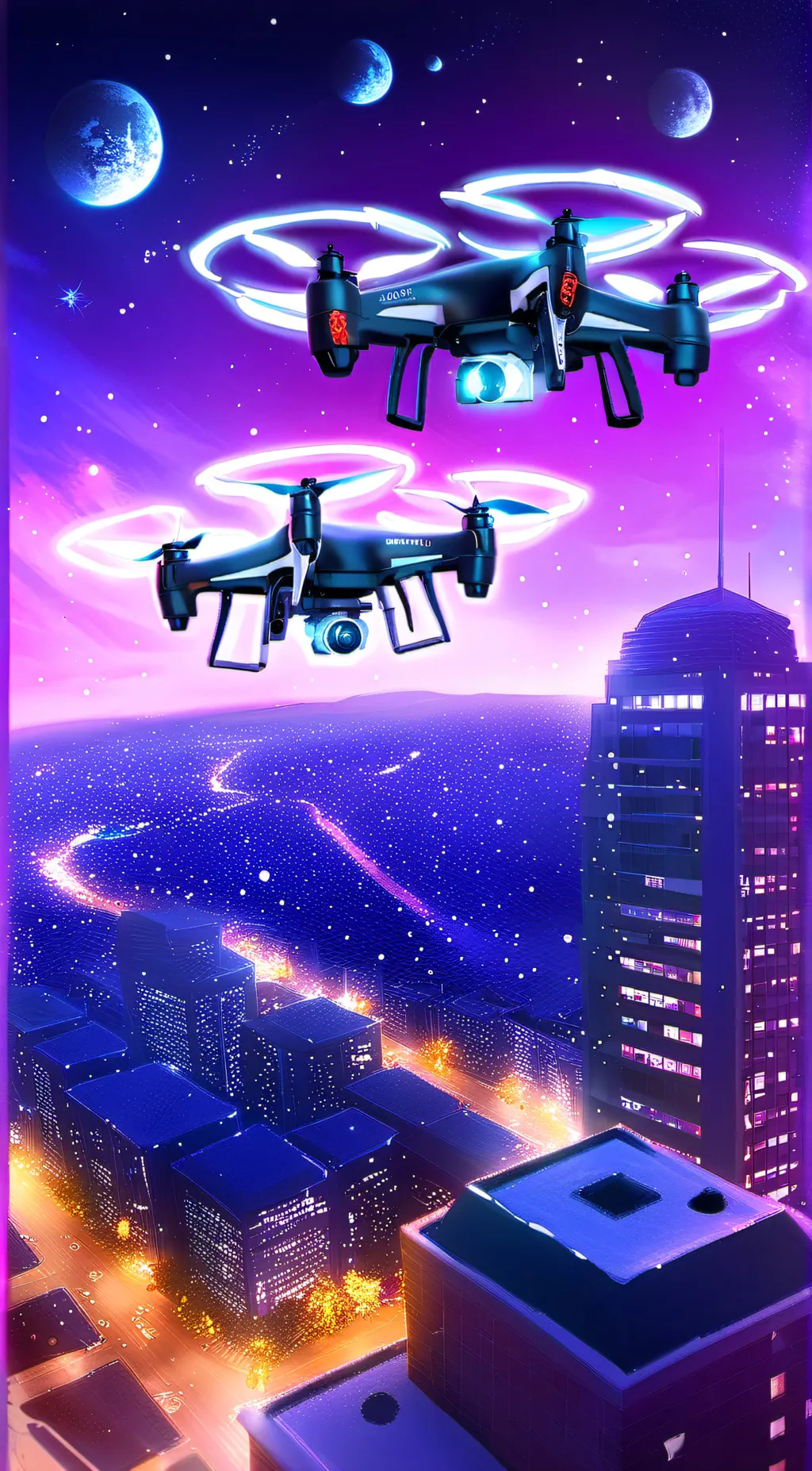 ai character: murder drones  background