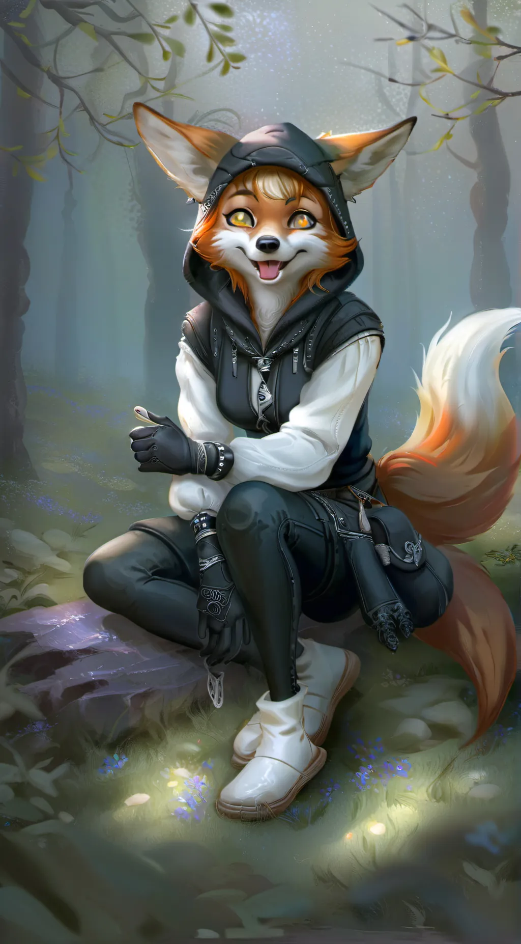 ai character: Ash background