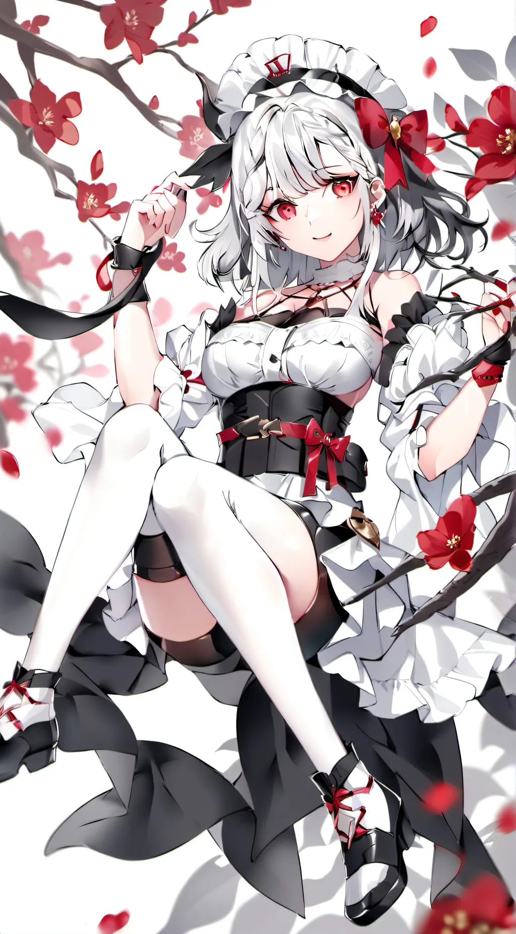 ai character: Rose background