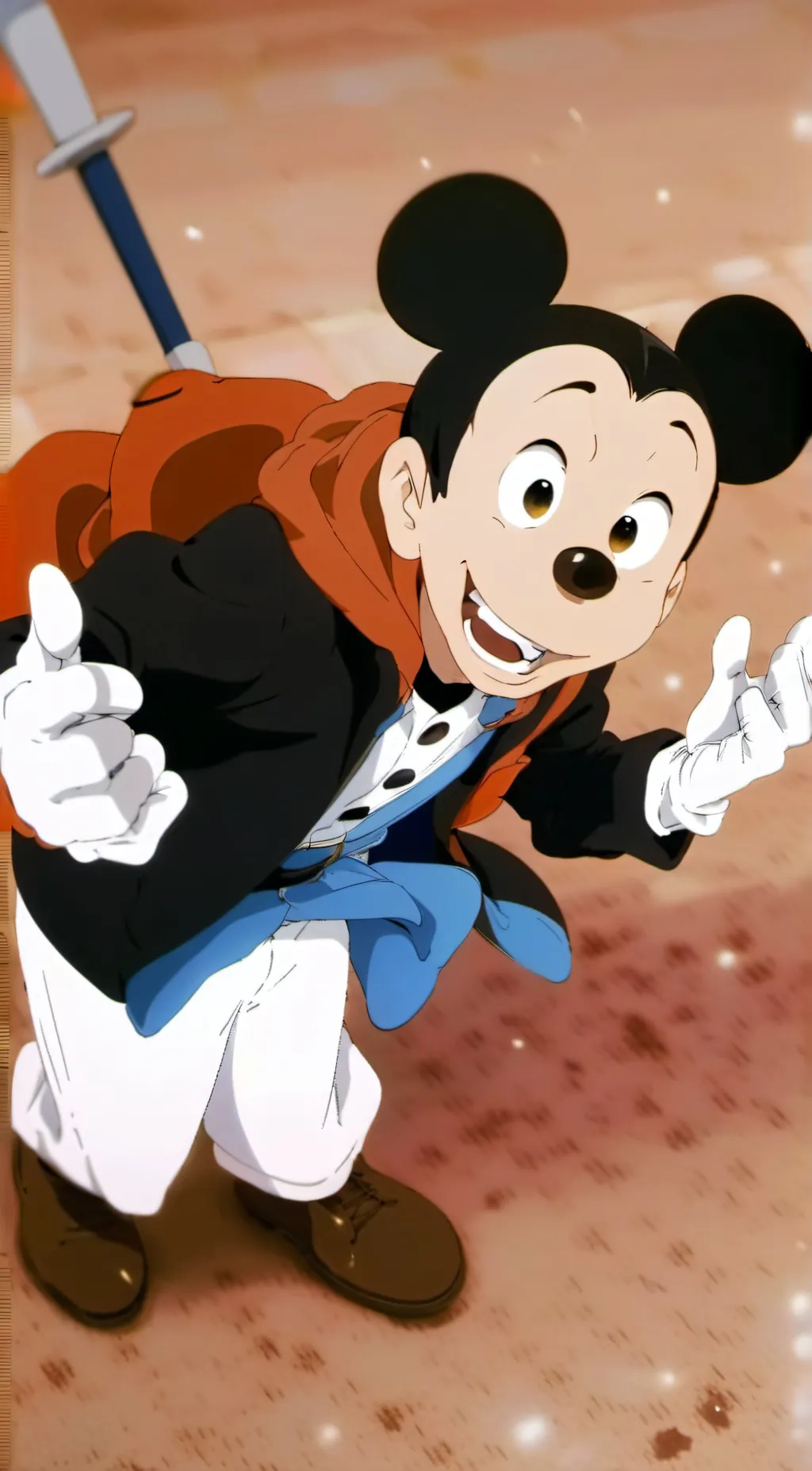 ai character: E background