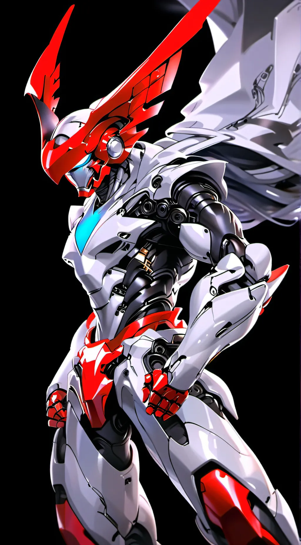 ai character: ultra man rising background