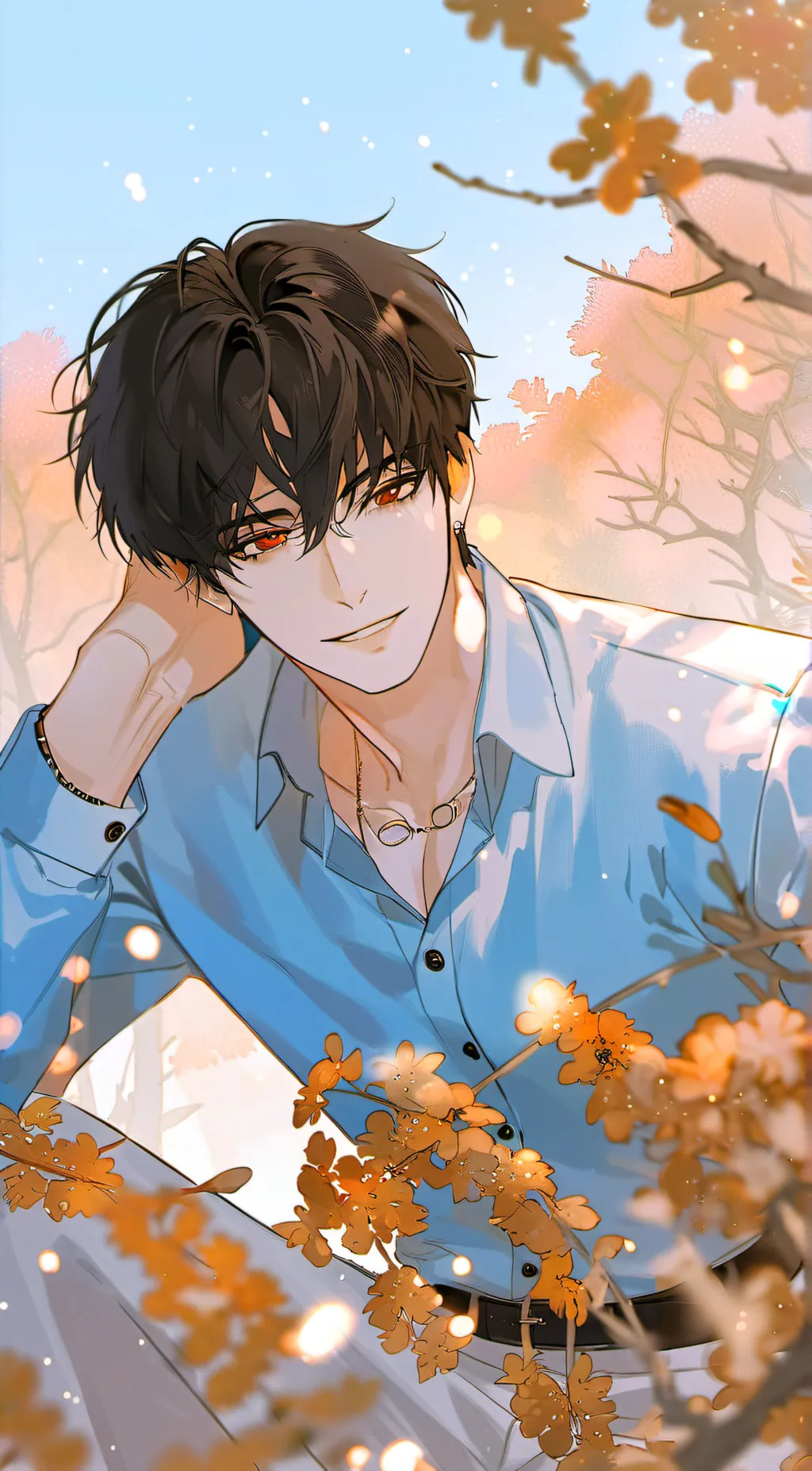 ai character: °♧Ray♧° background