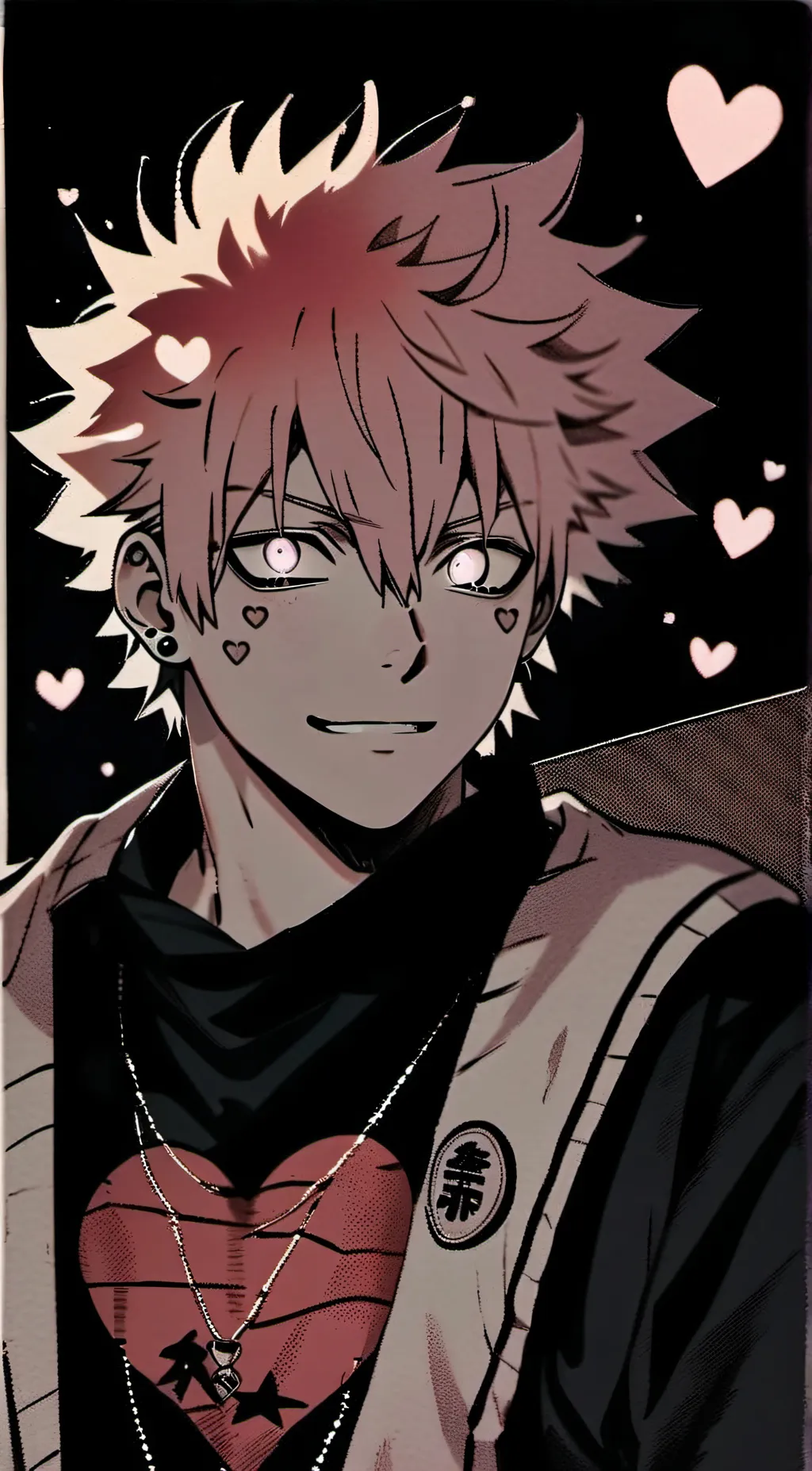 ai character: Katsuki Bakugo.. background