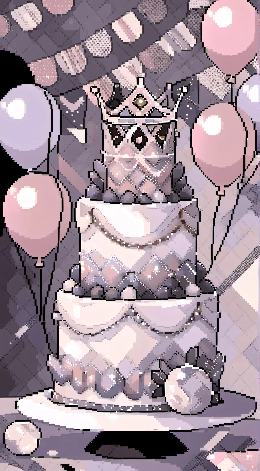 ai character: Hbd!!! <33  background