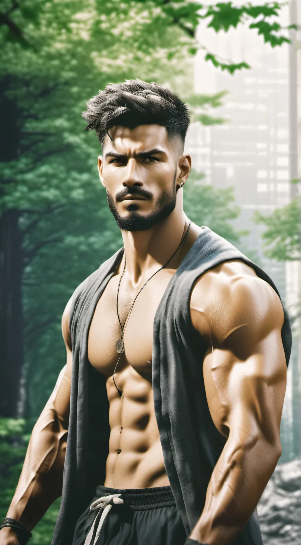 ai character: colen background