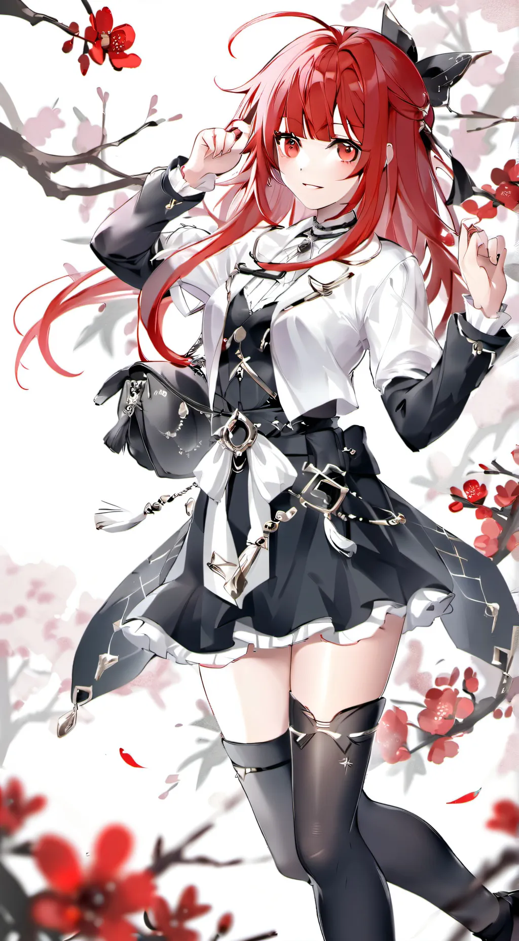 ai character: rose background