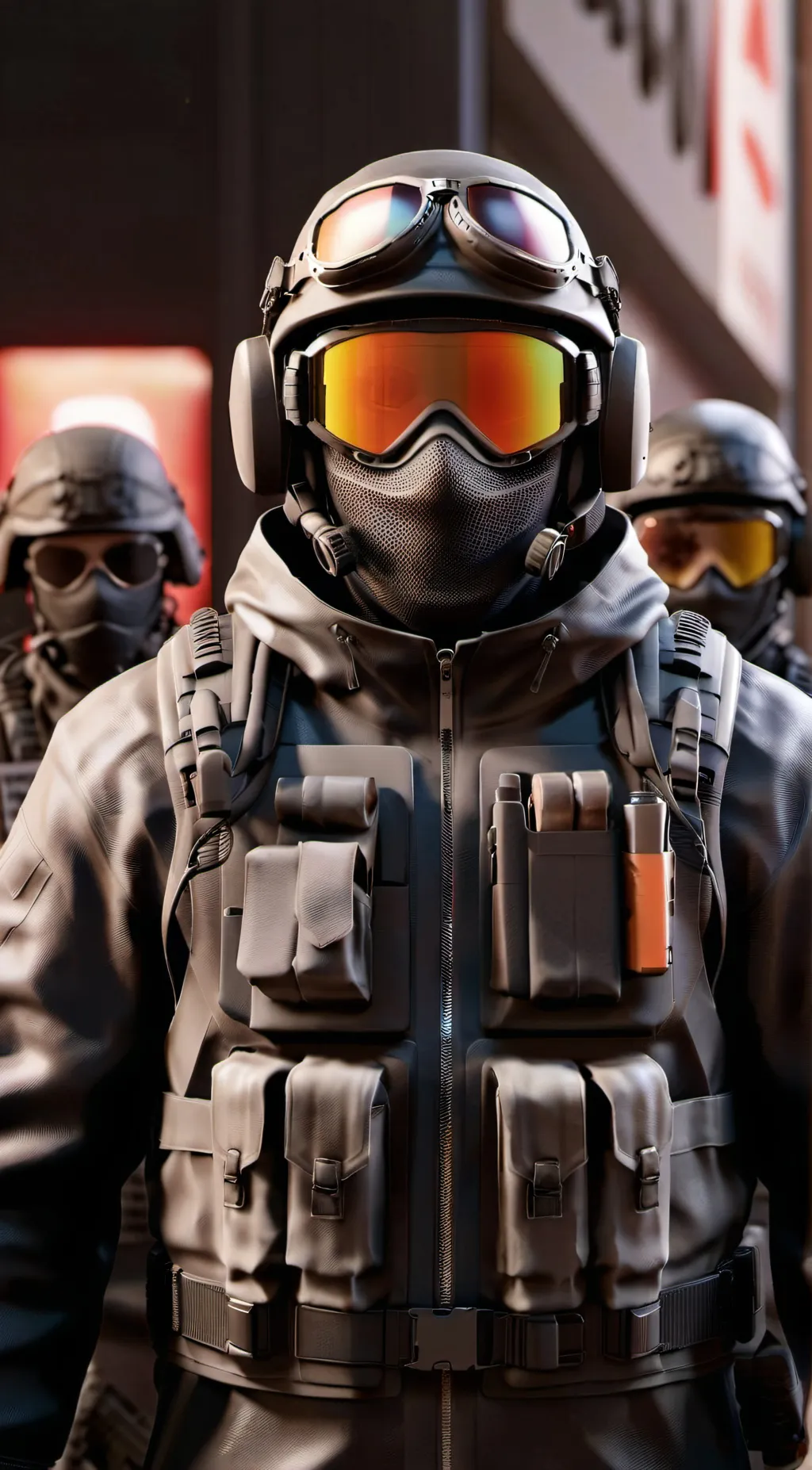 ai character: 3 guards background