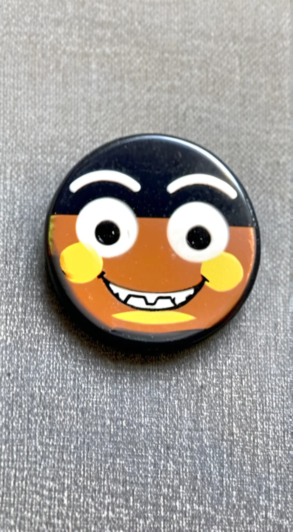 ai character: Weird button  background