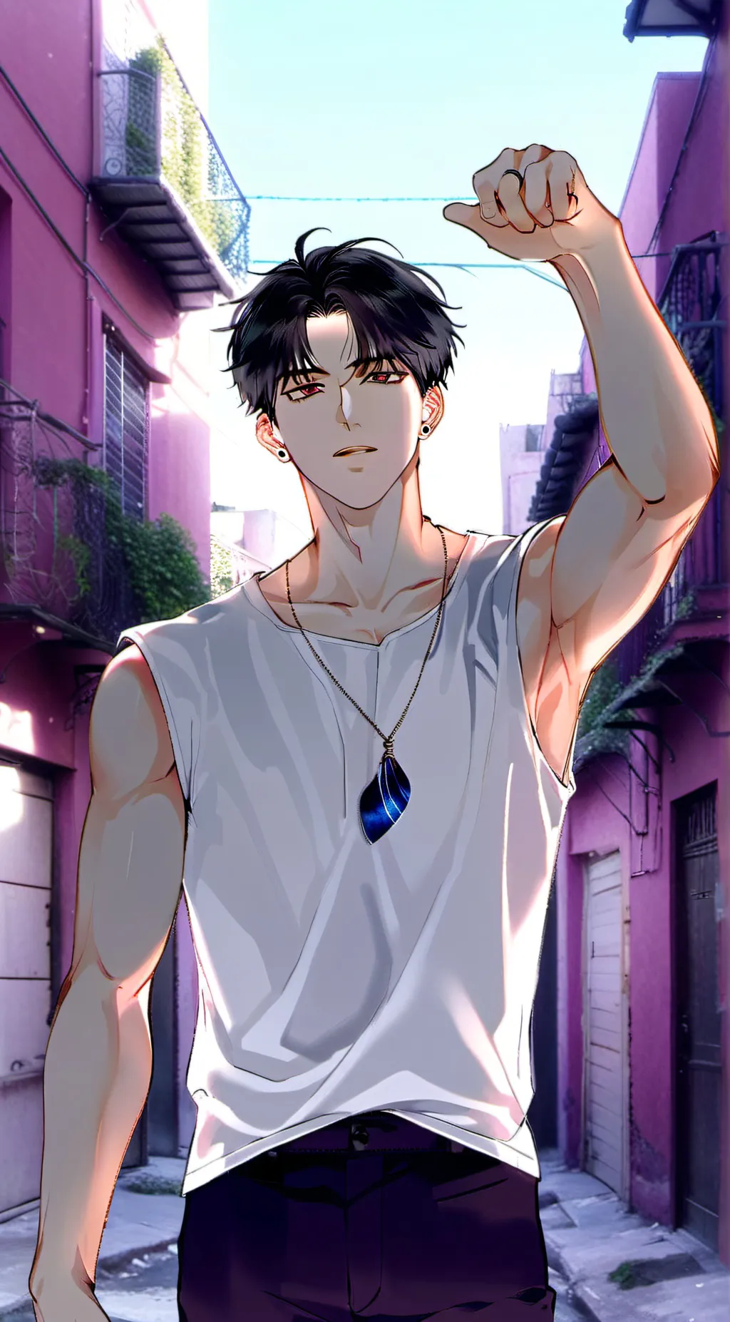 ai character: Josh  background