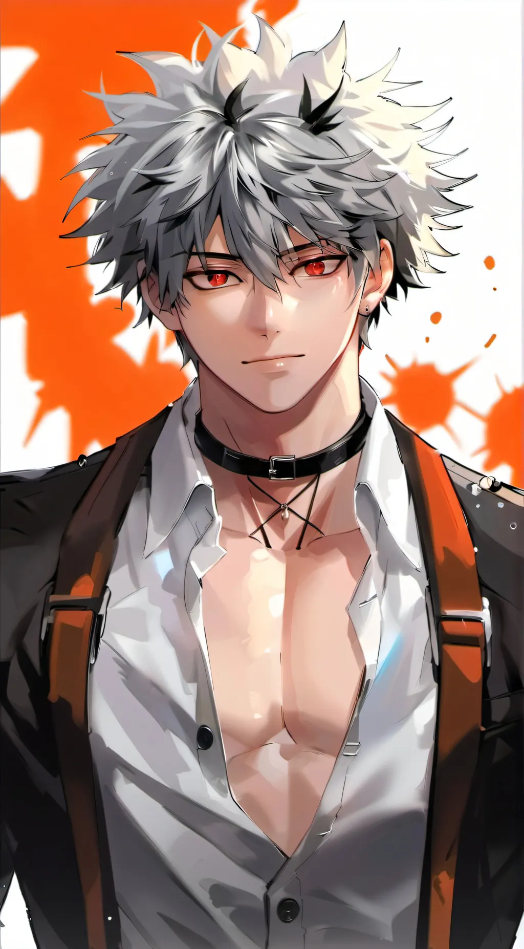 ai character: PH bakugo  background