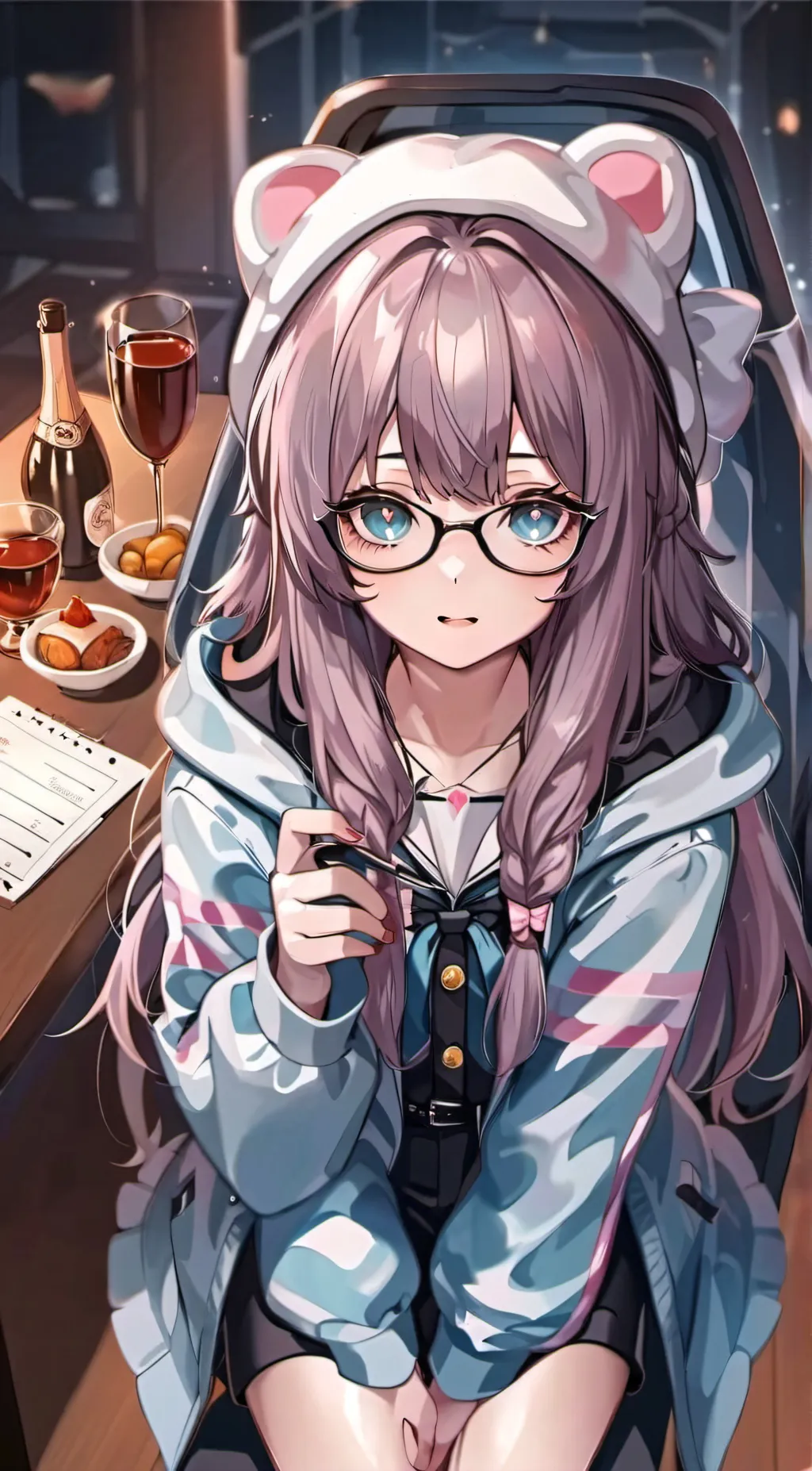 ai character: Mizu background