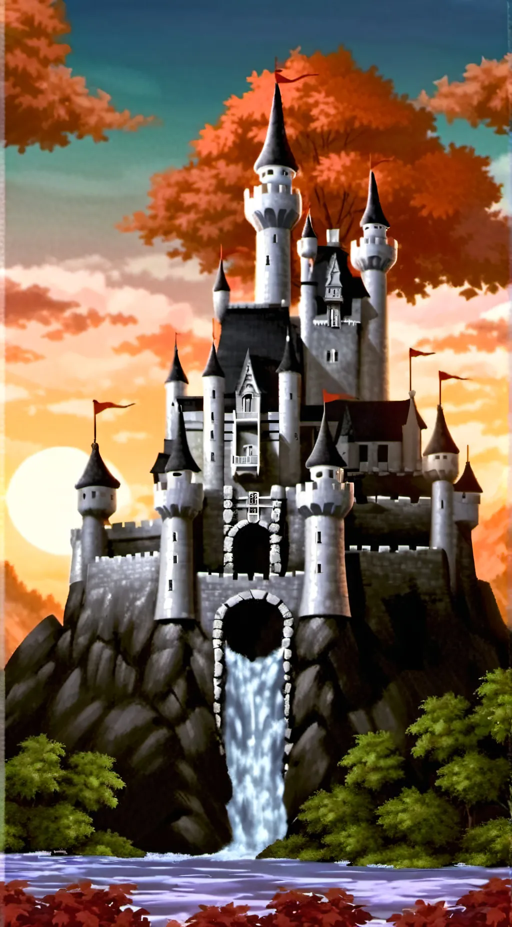 ai character: Infinity Castle  background