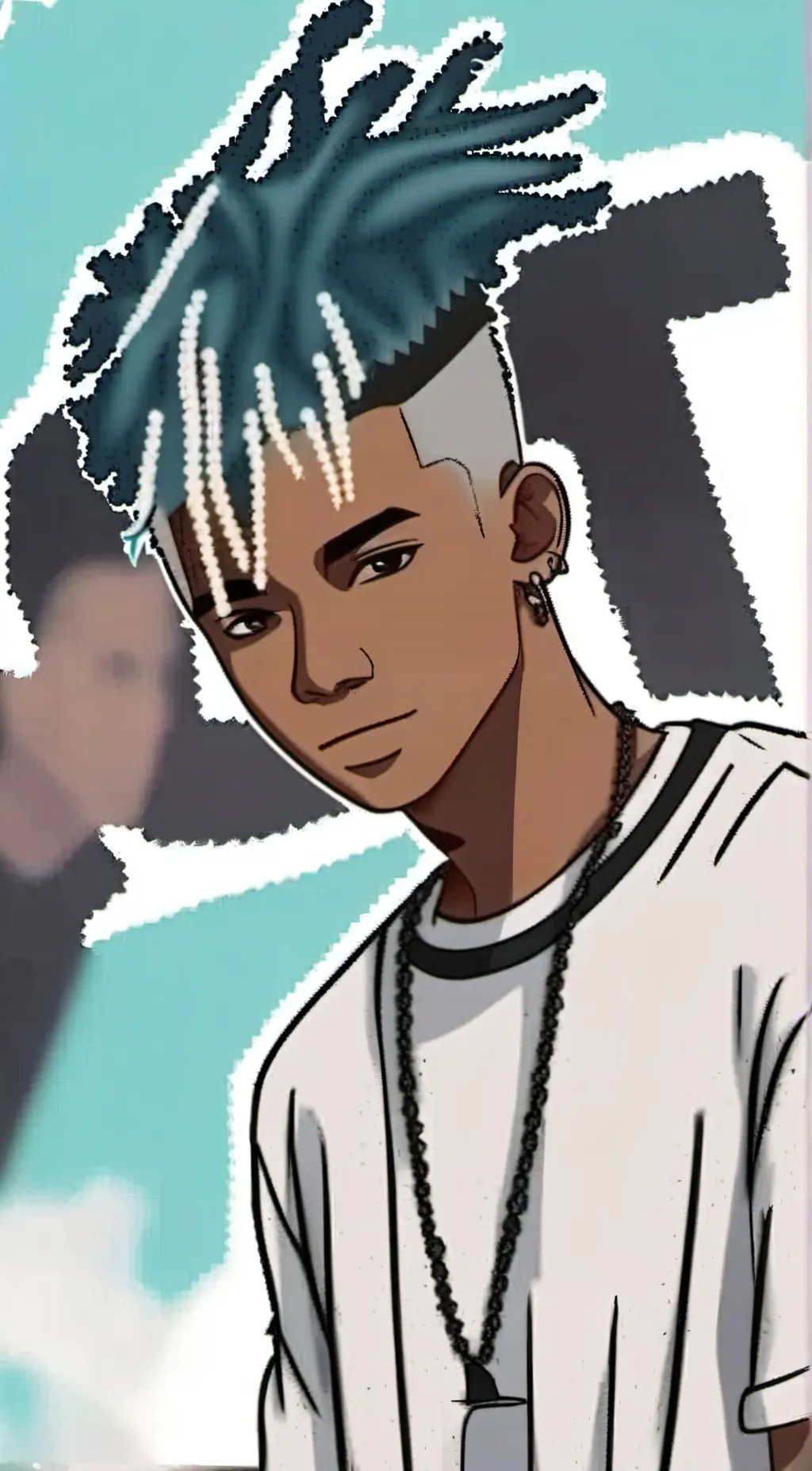 ai character: XXXtentacion  background