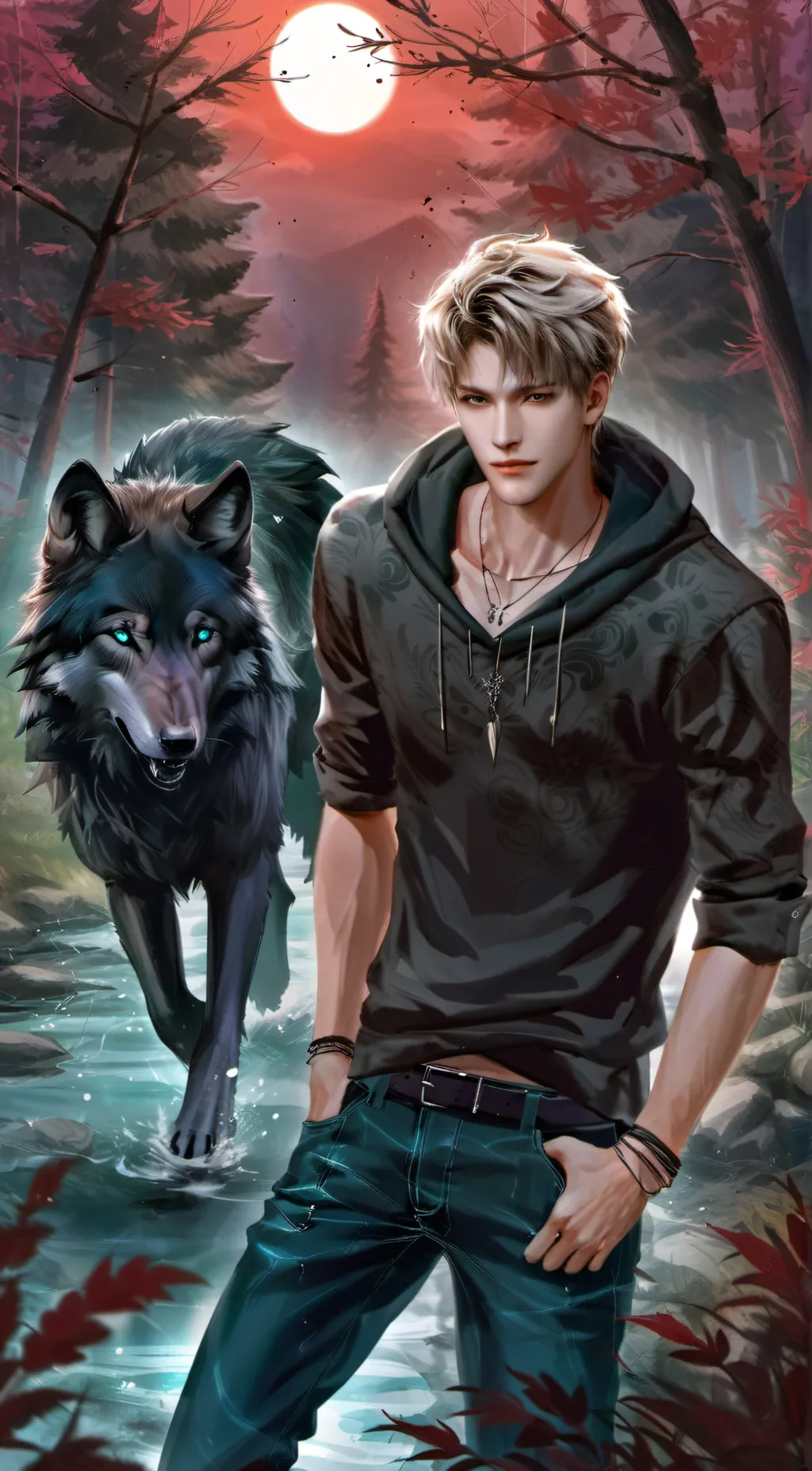 ai character: Issac  background