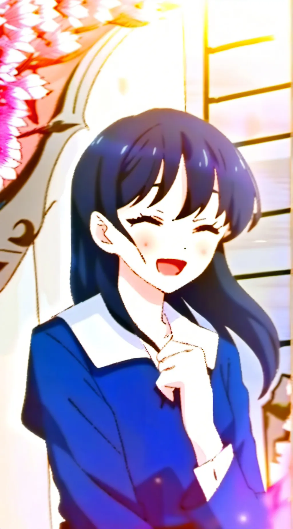 ai character: Anna Yamada  background