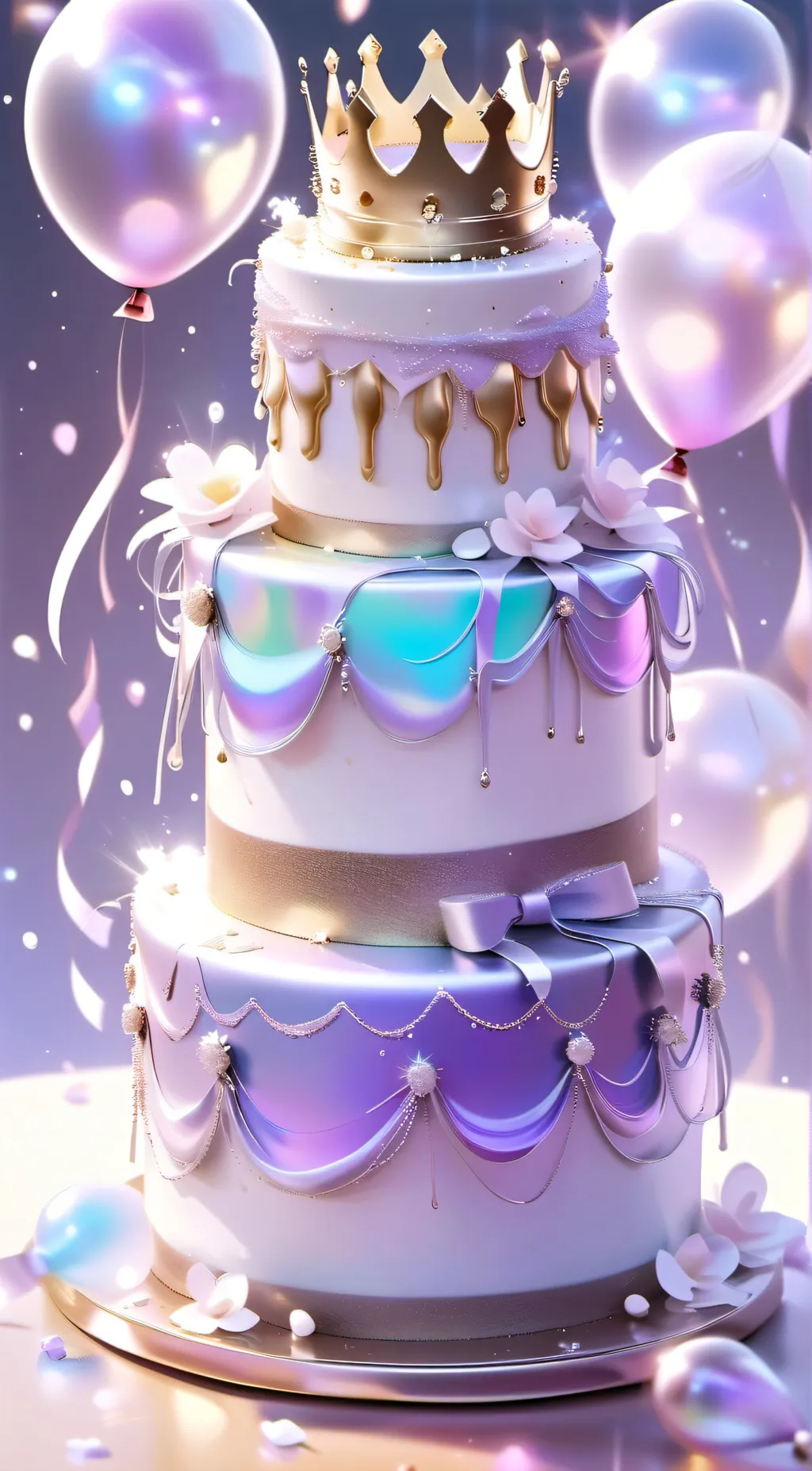 ai character: HAPPY BIRTHDAY background