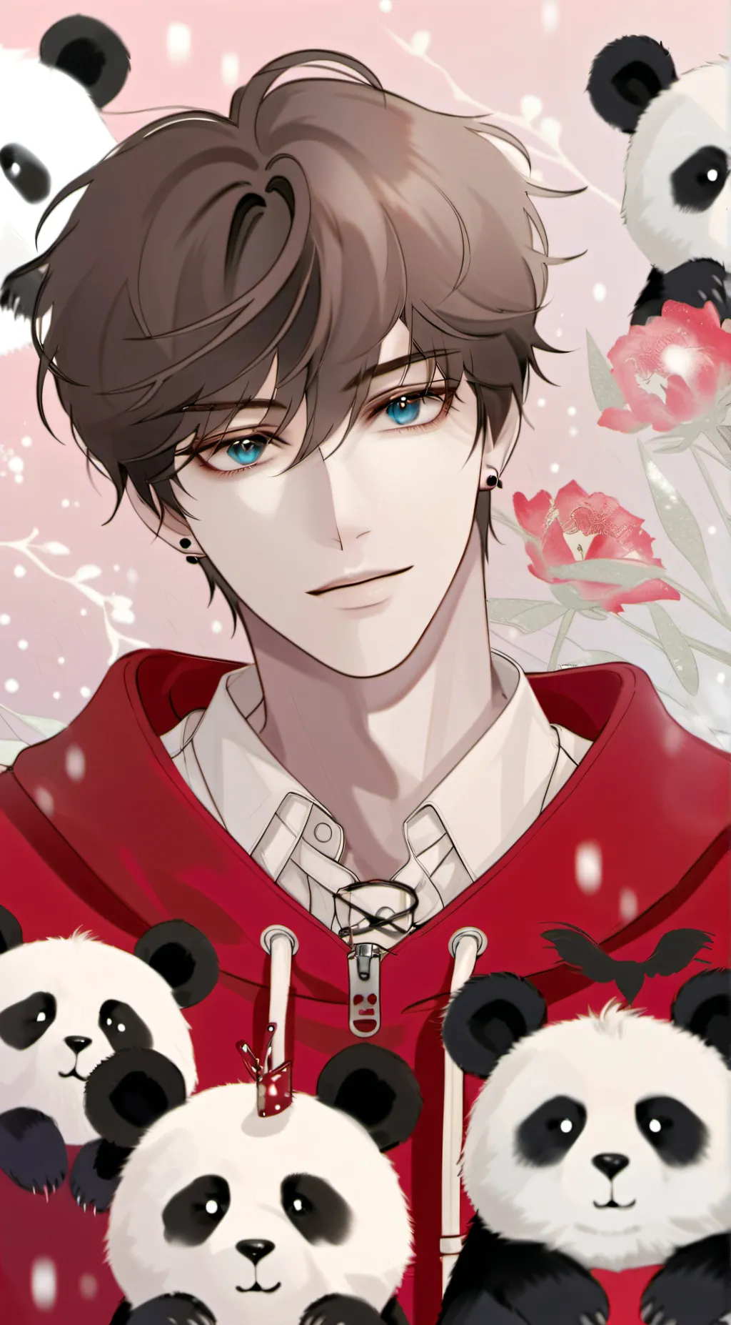 ai character: 🐼River🍡 background