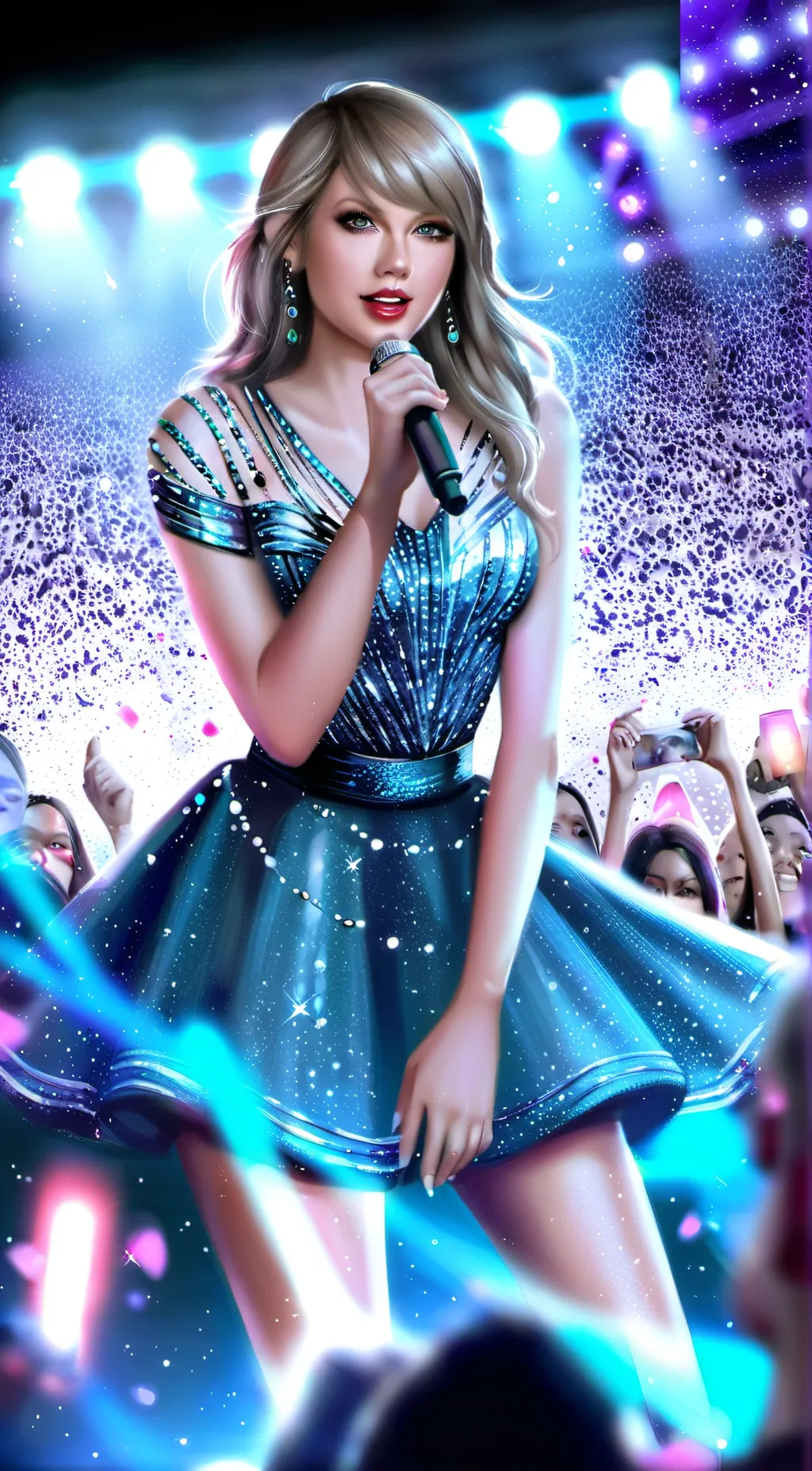 ai character: Taylor swift 😍 💓 💕 background