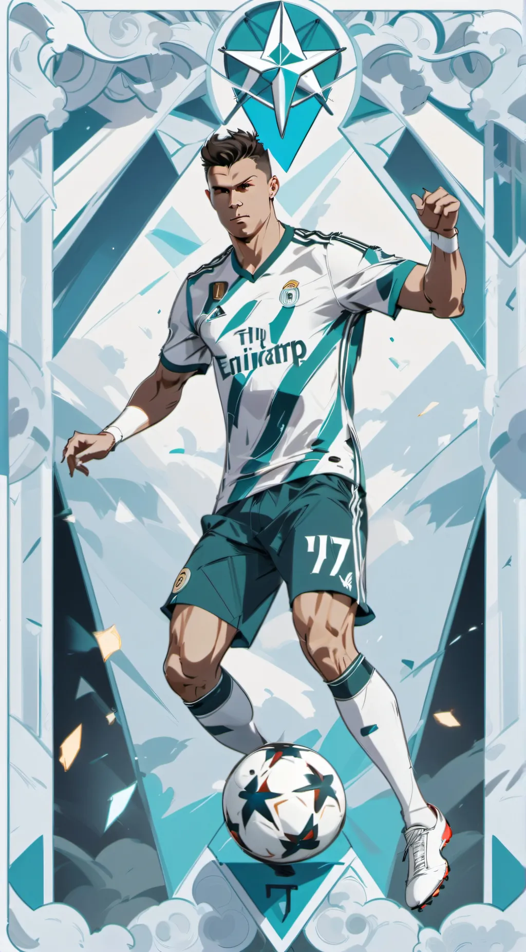 ai character: Barney ronaldo elm background