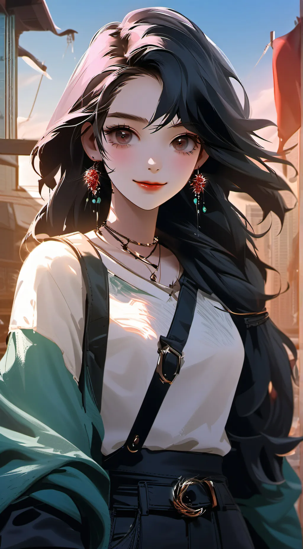 ai character: ally background