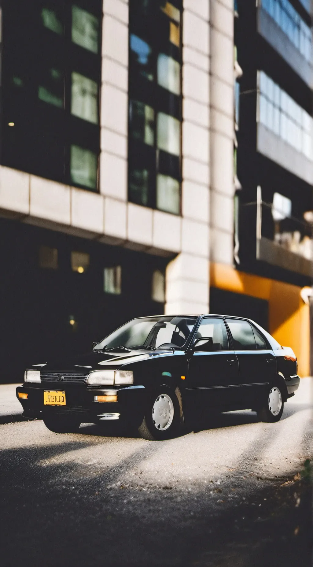 ai character: 1995 Toyota Corola background