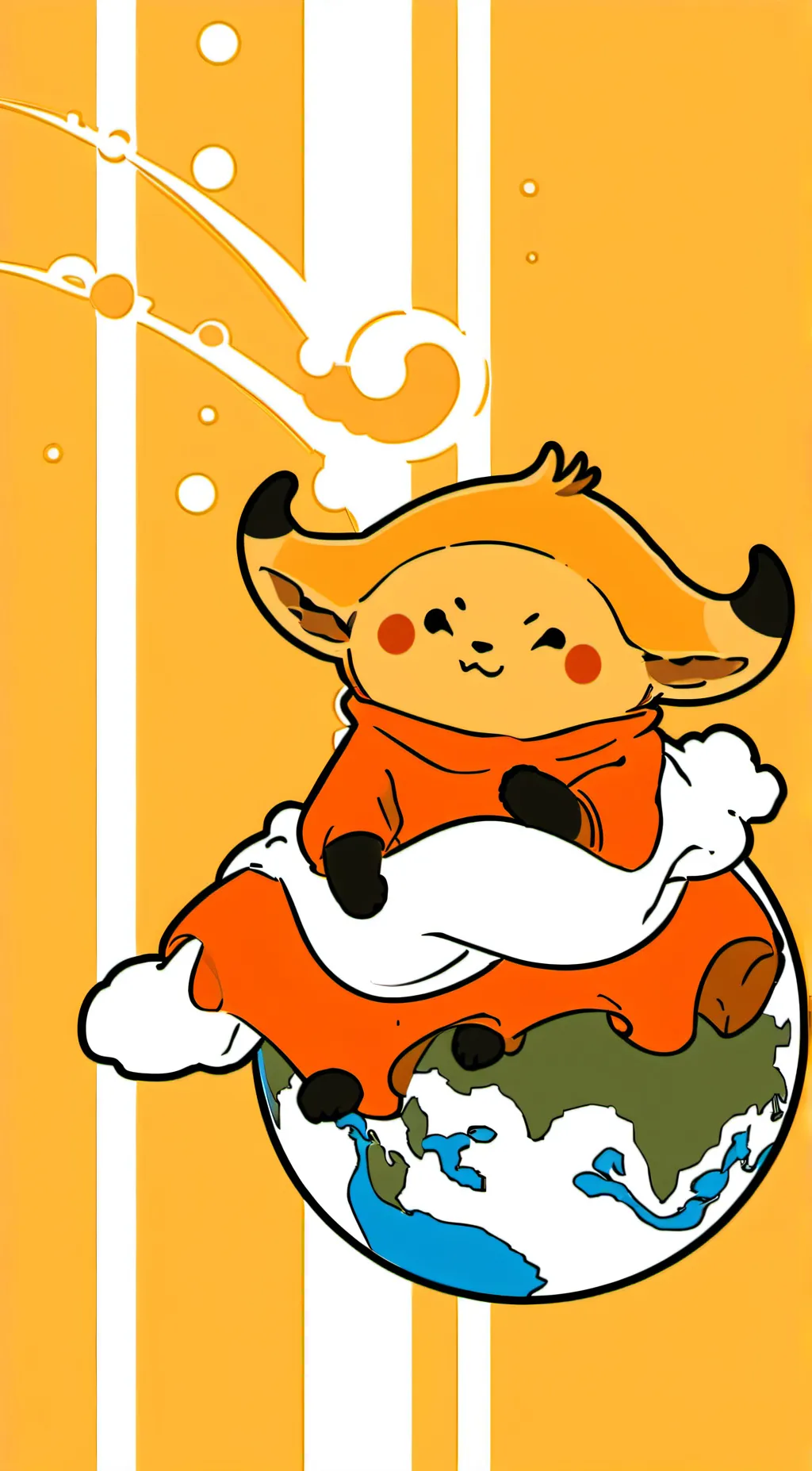 ai character: country Town  background