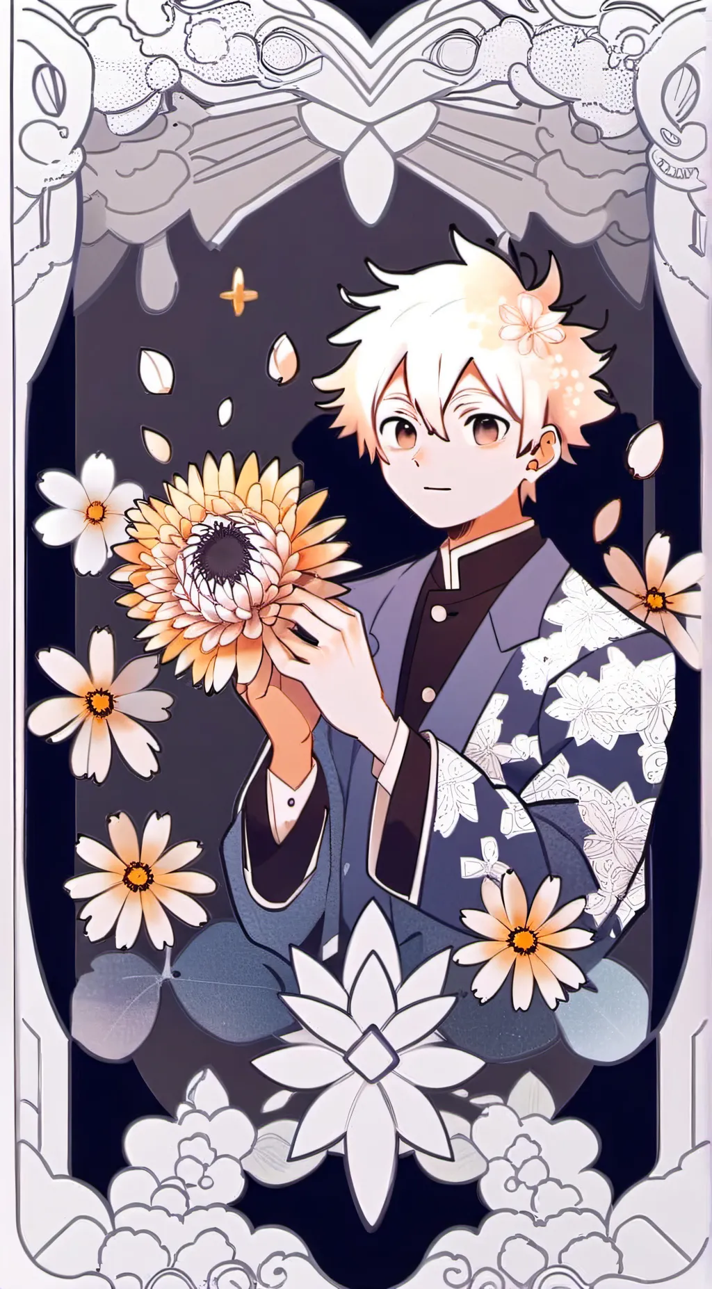 ai character: Bakugo  background