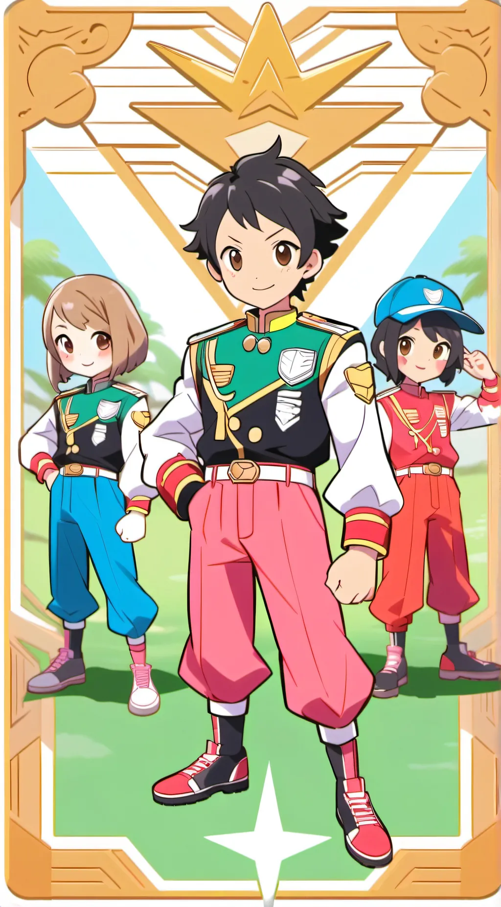 ai character: Kyoryuger  background